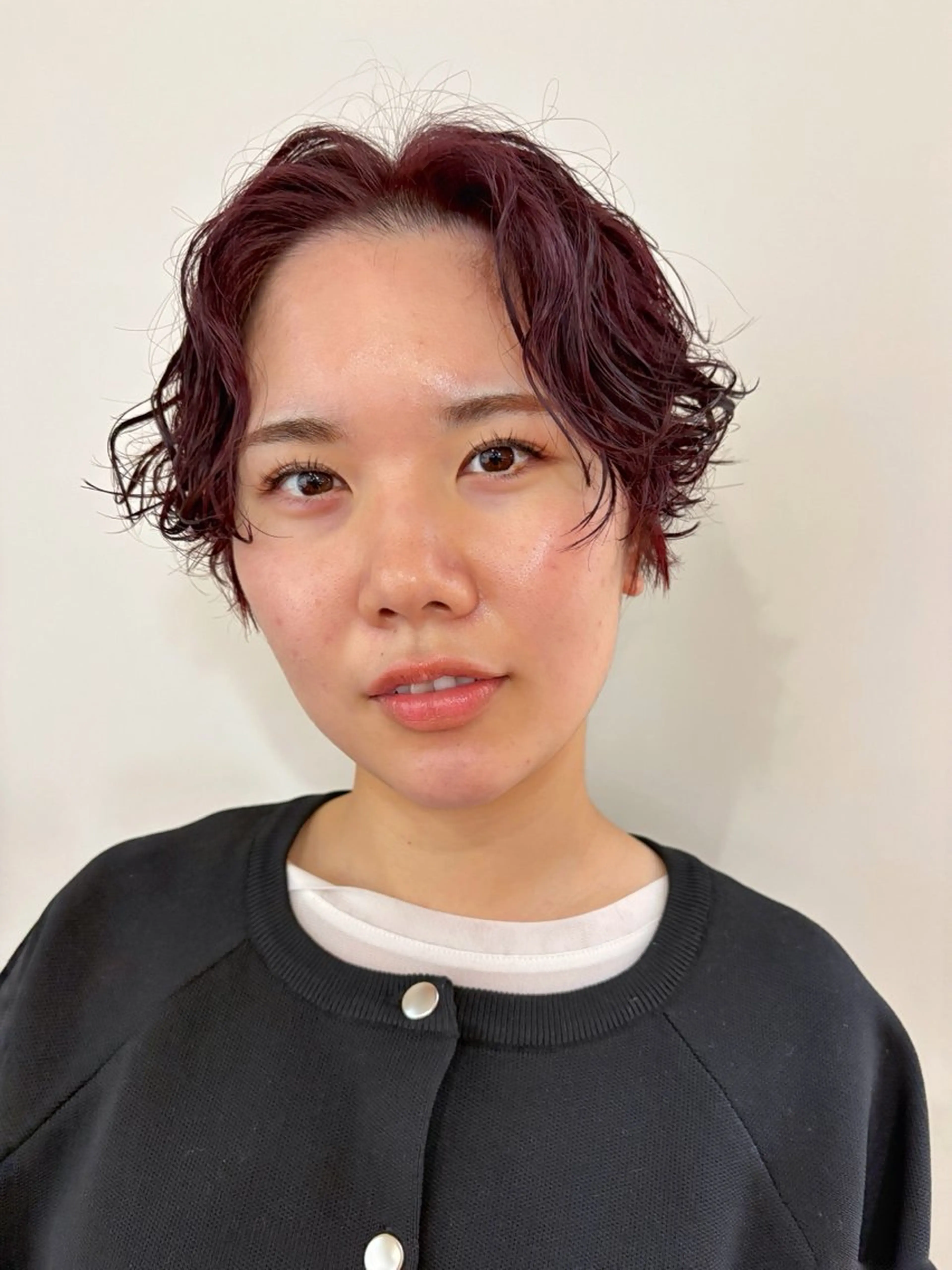 パーマ いりえ しゃけのヘアスタイル