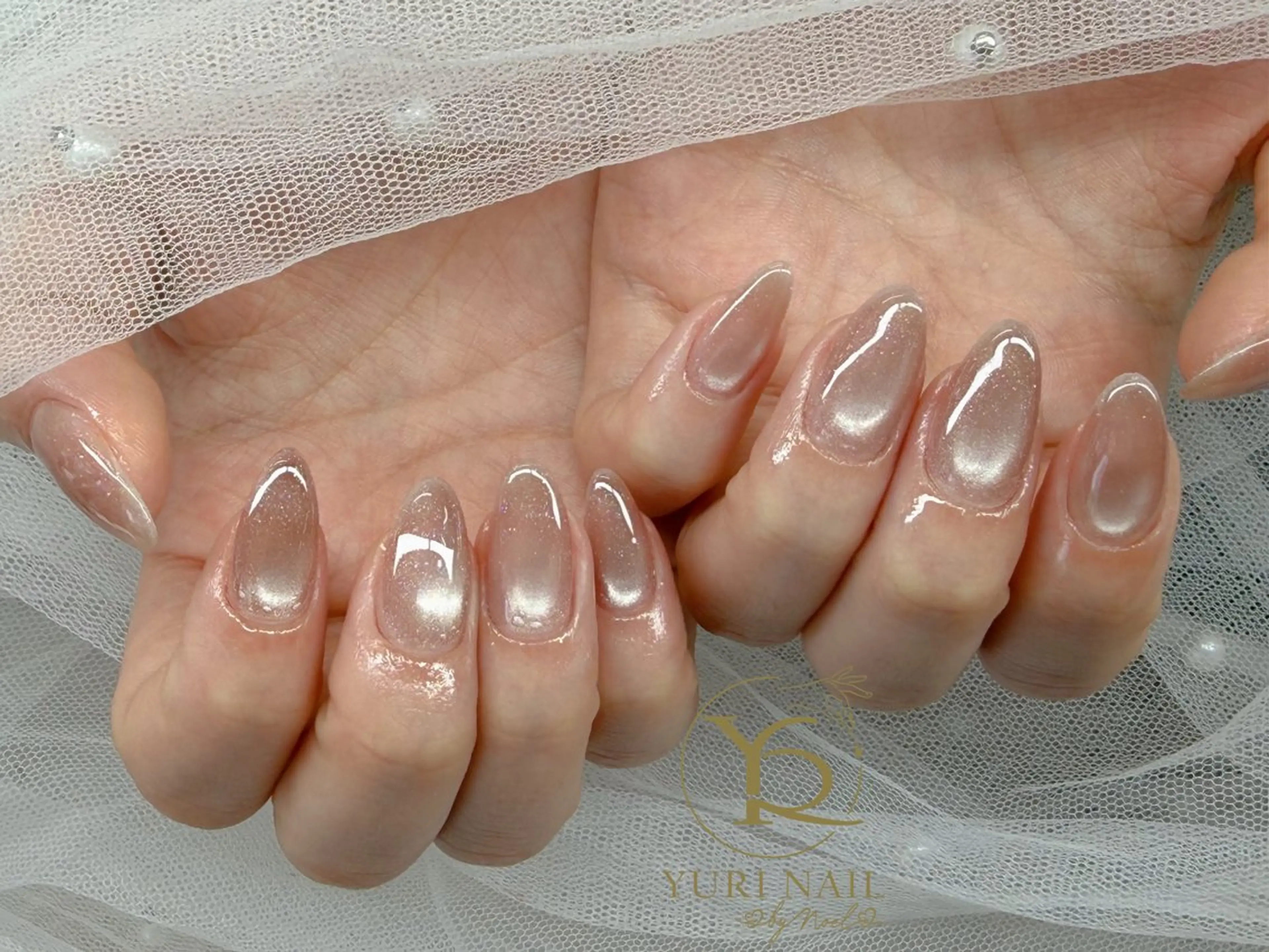 ネイル チークネイル フットネイル フレンチネイル グラデーション キラキラネイル ハンドネイル フットネイル ハンドケア YURI Nail Funabashiのネイルデザイン