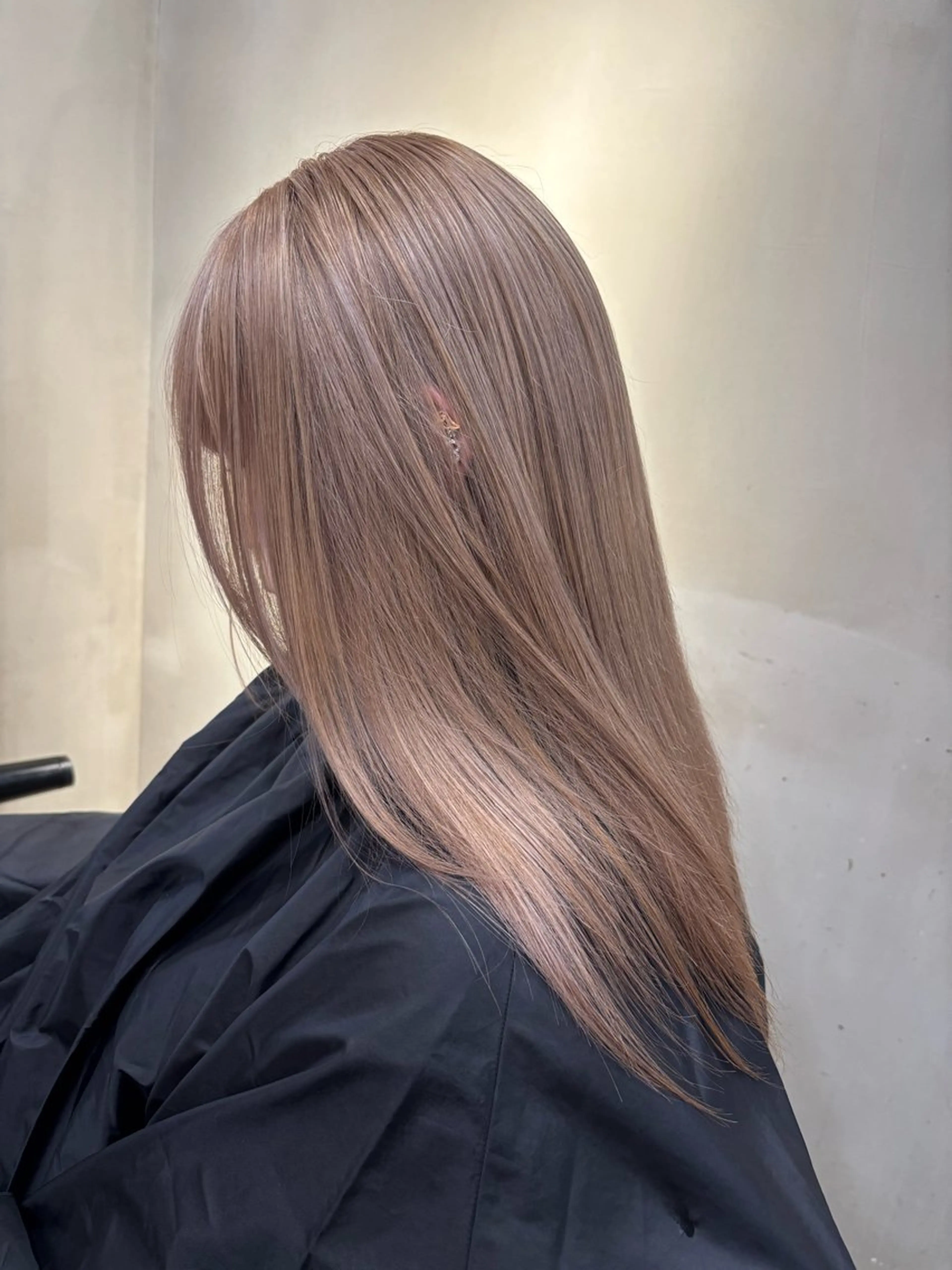 セミロング カラー ベージュカラー ヘアカラー VOYAGE所属・中園康 /カラー/ブリーチのヘアスタイル