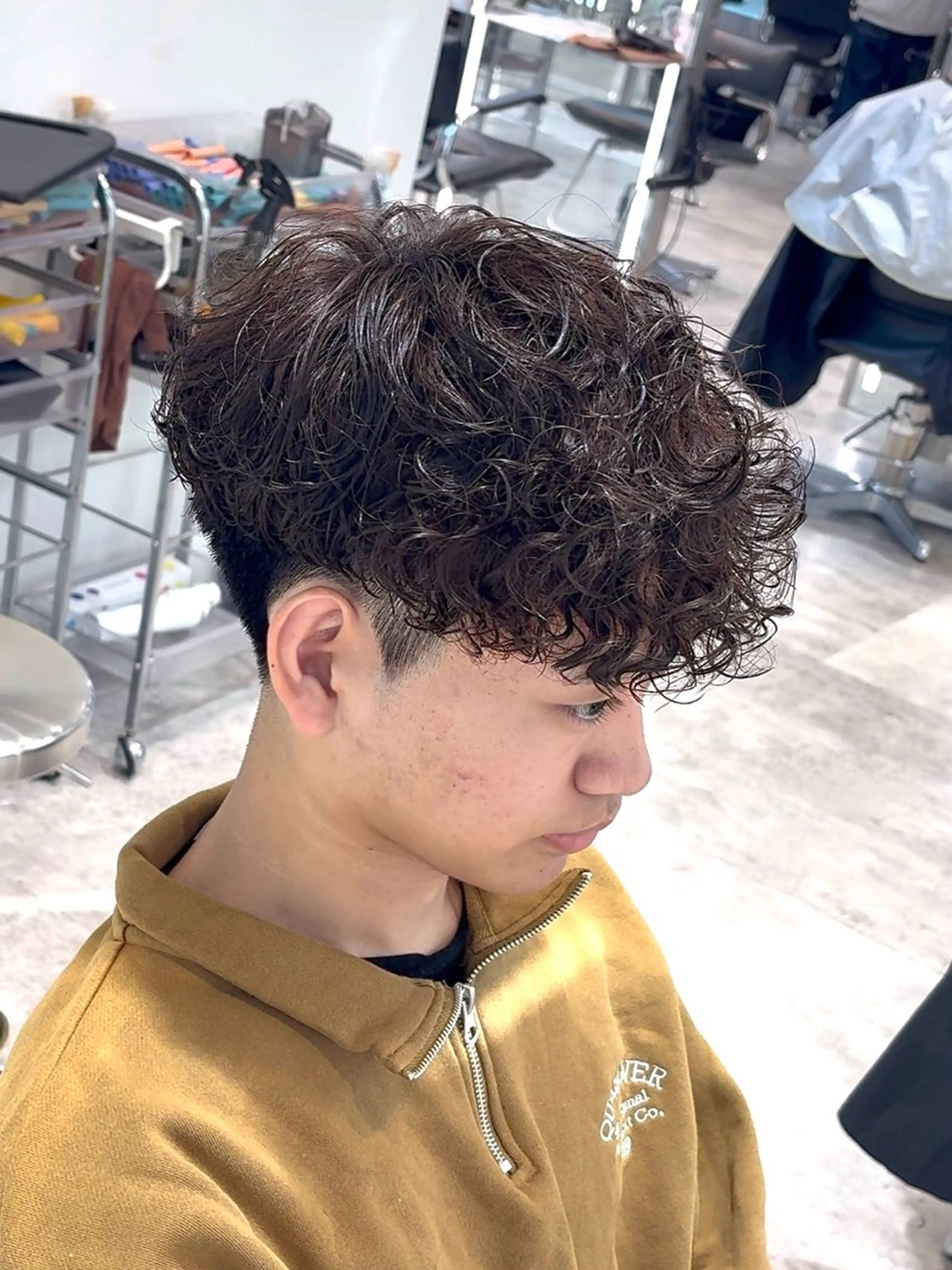 パーマ メンズ カット パーマ fifth 武正 琉生のヘアスタイル