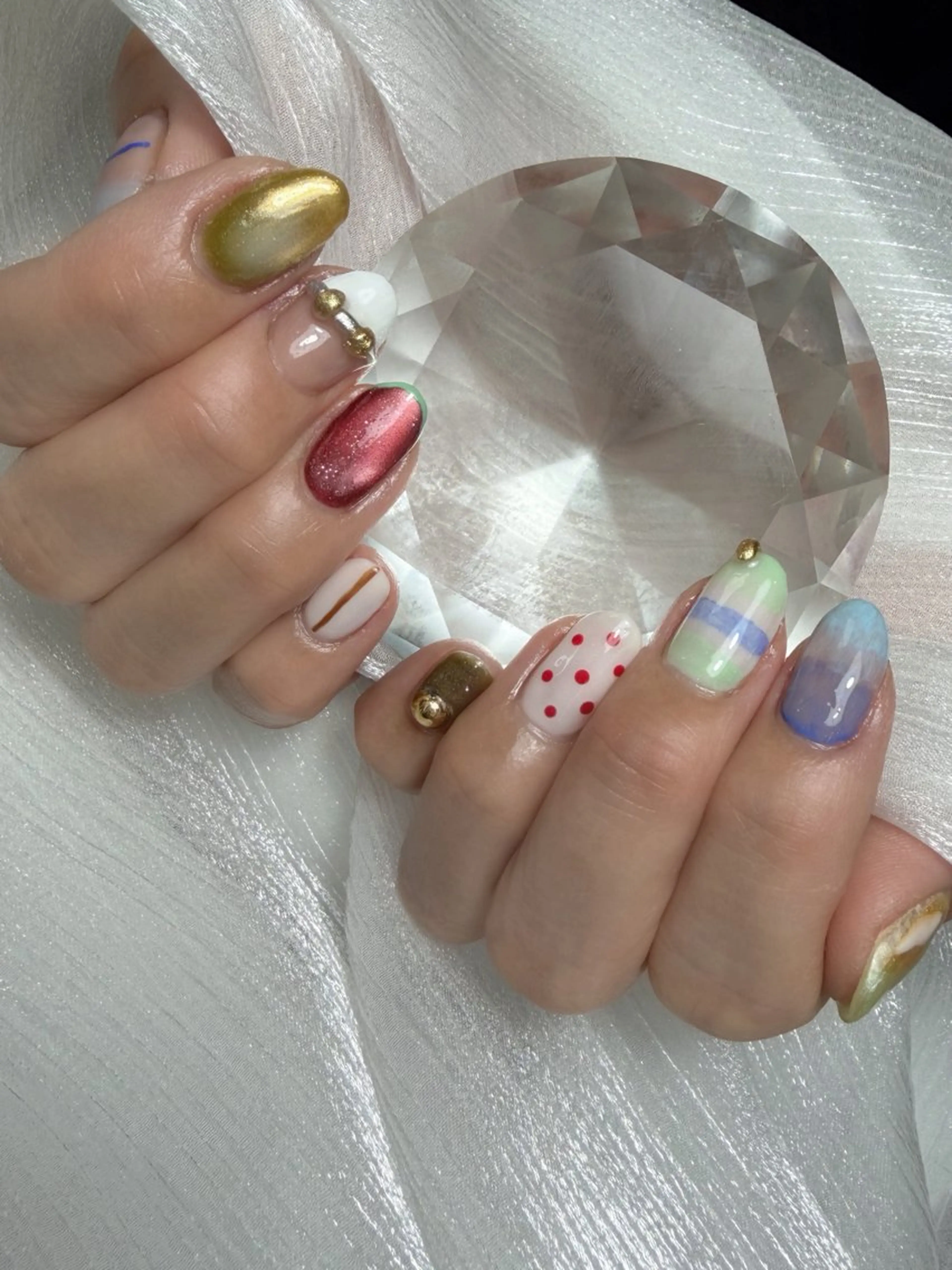 ネイル 持ち込み 【YUBIRE】 二上みつえのネイルデザイン