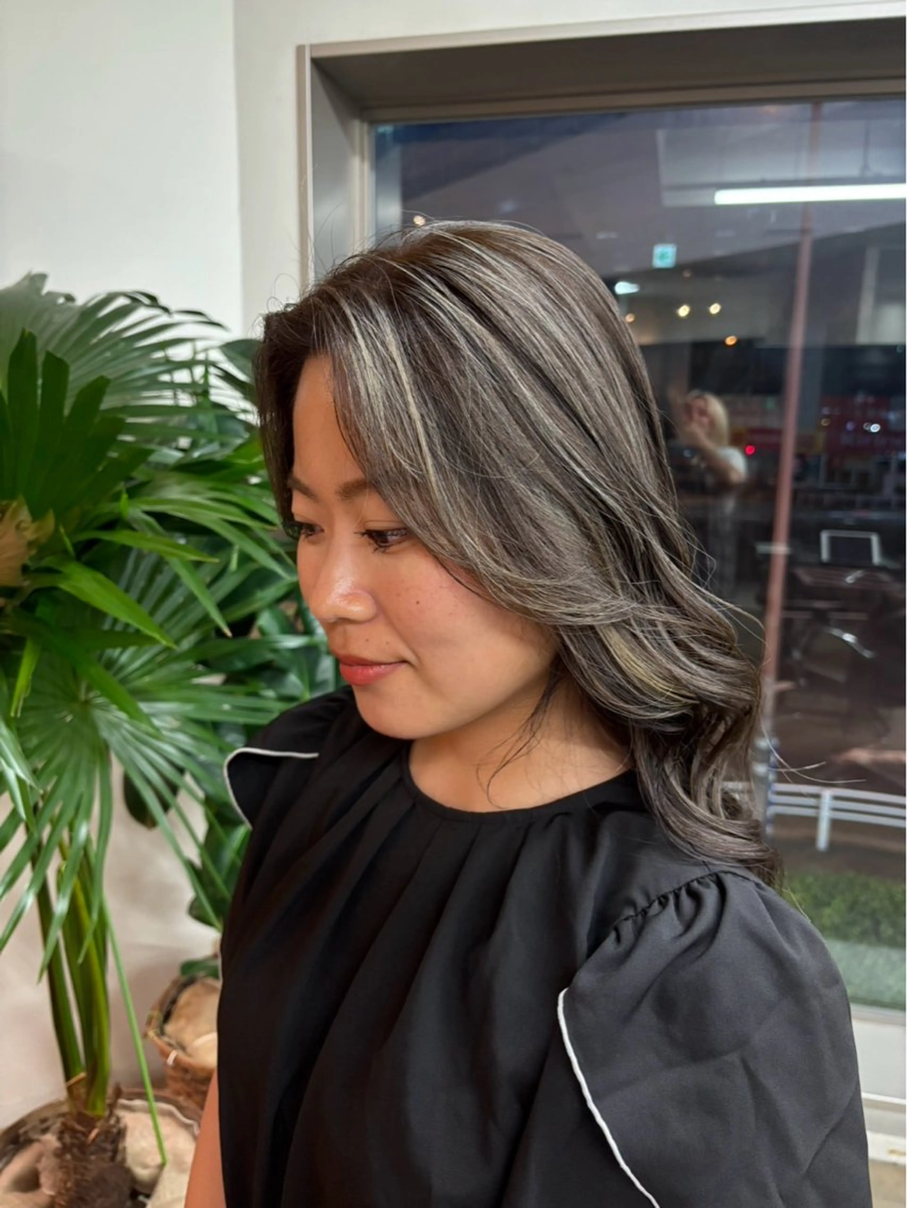 ロング ハイライト カット ヘアカラー ブリーチカラー/ わきたちえ🌻のヘアスタイル