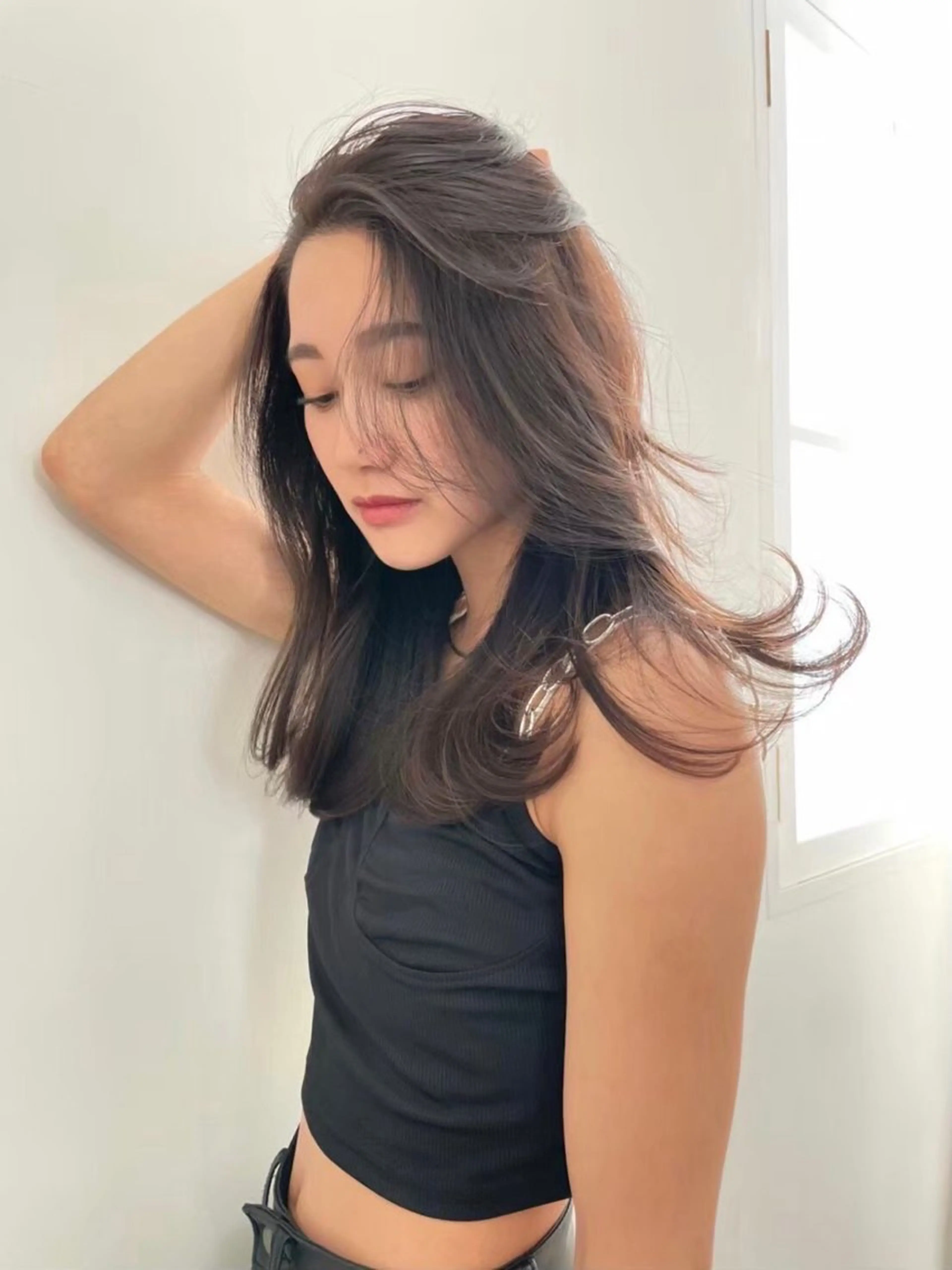 ロング カラー カット ヘアカラー トリートメント 🫧ナオ🫧 /韓国 ヘア/ マンツーマンのヘアスタイル