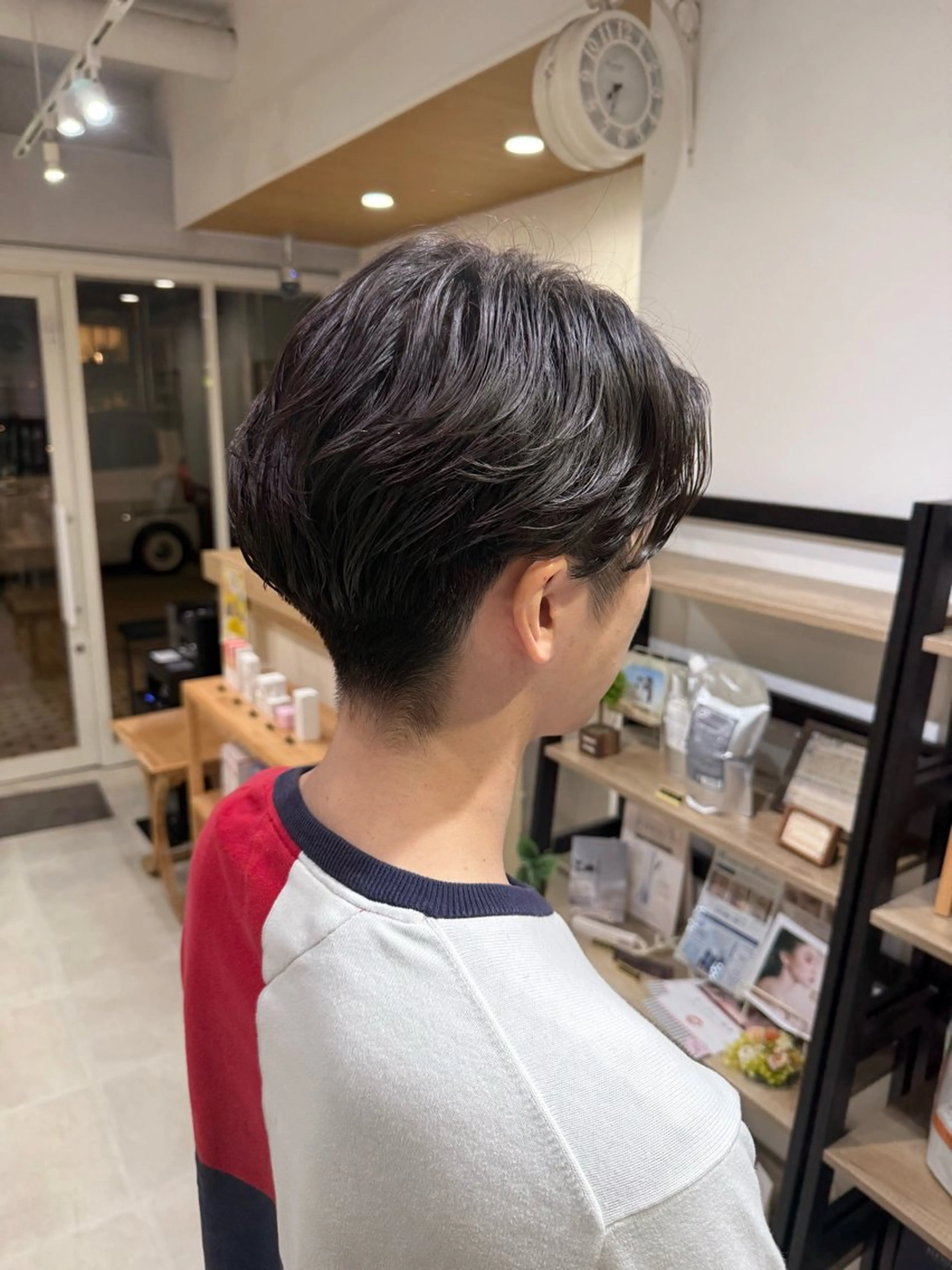 パーマ メンズ 島 歩那のヘアスタイル