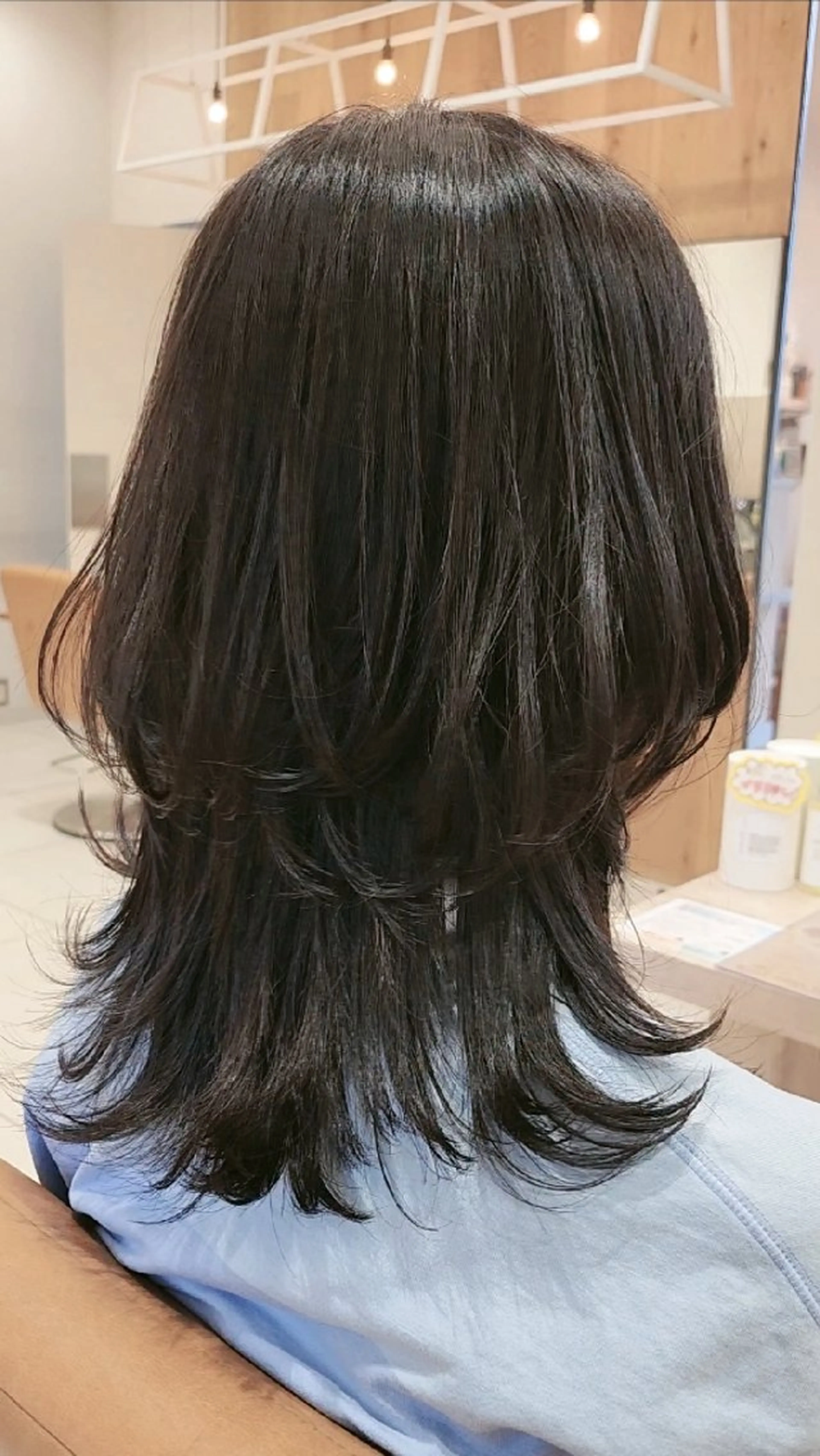 セミロング 垢抜けパーマヘア🍯 ジルのヘアスタイル