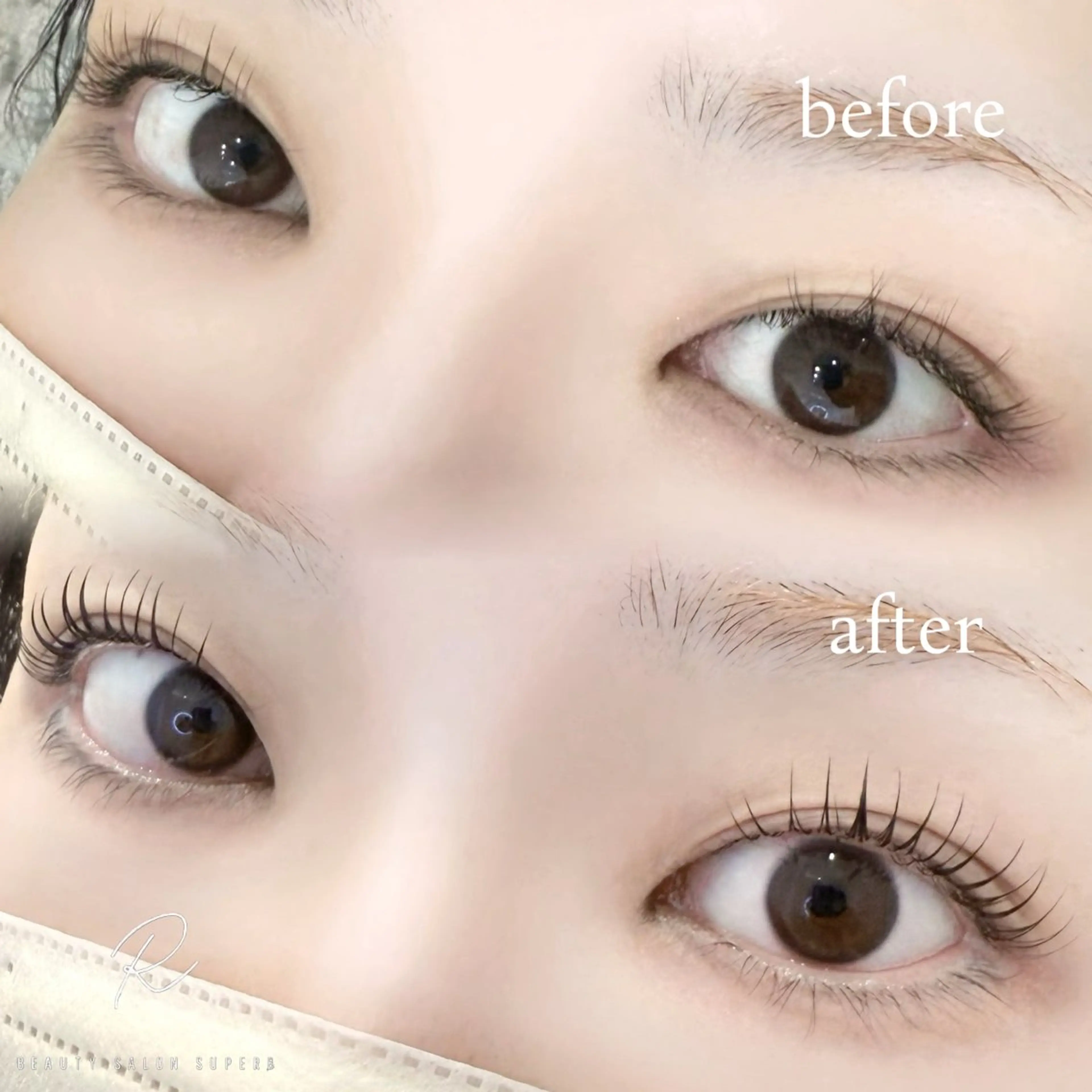 マツエク・マツパ WHITE EYE YUINAのマツエク・マツパデザイン