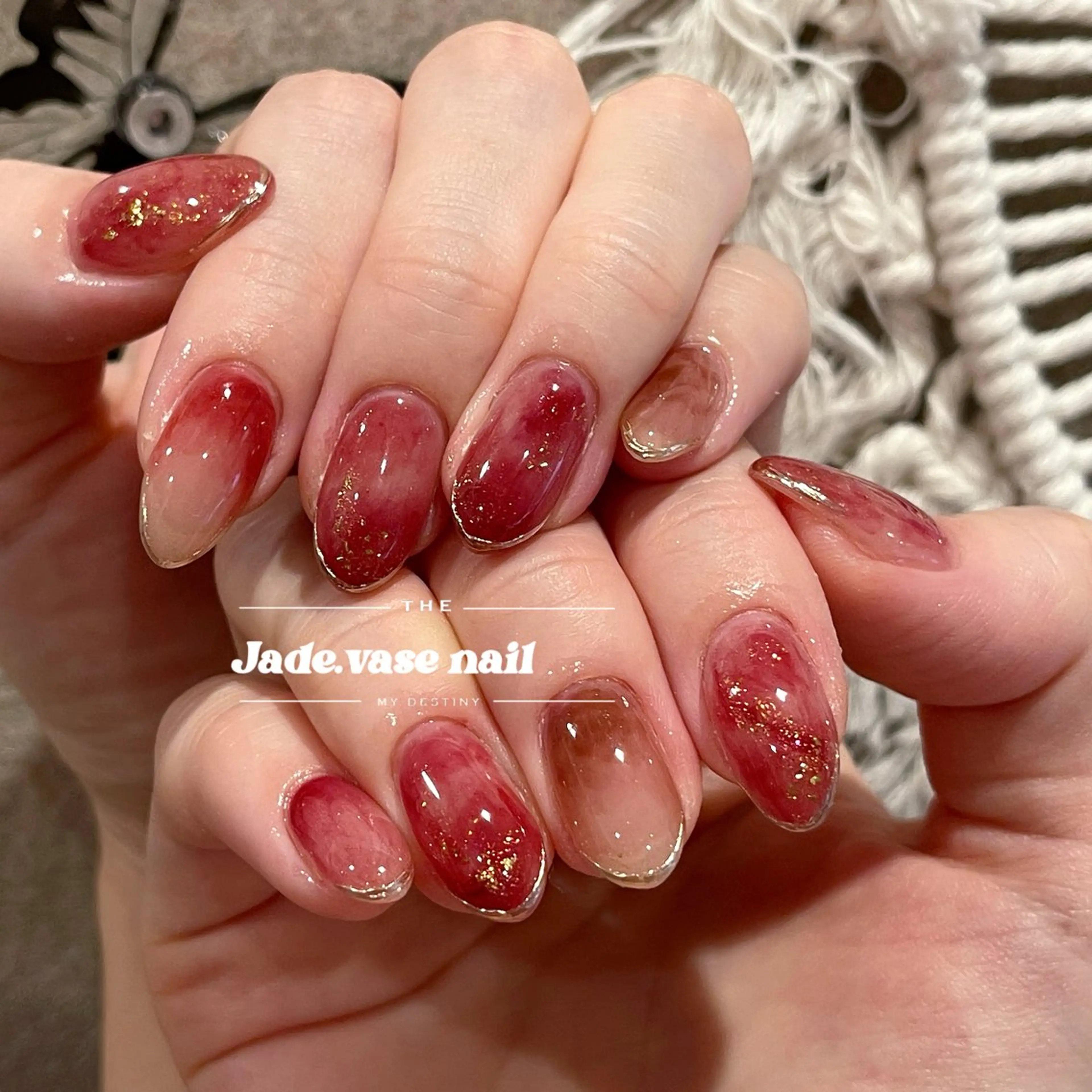ネイル ハンドネイル ✰Jade.vase 银座のネイルデザイン
