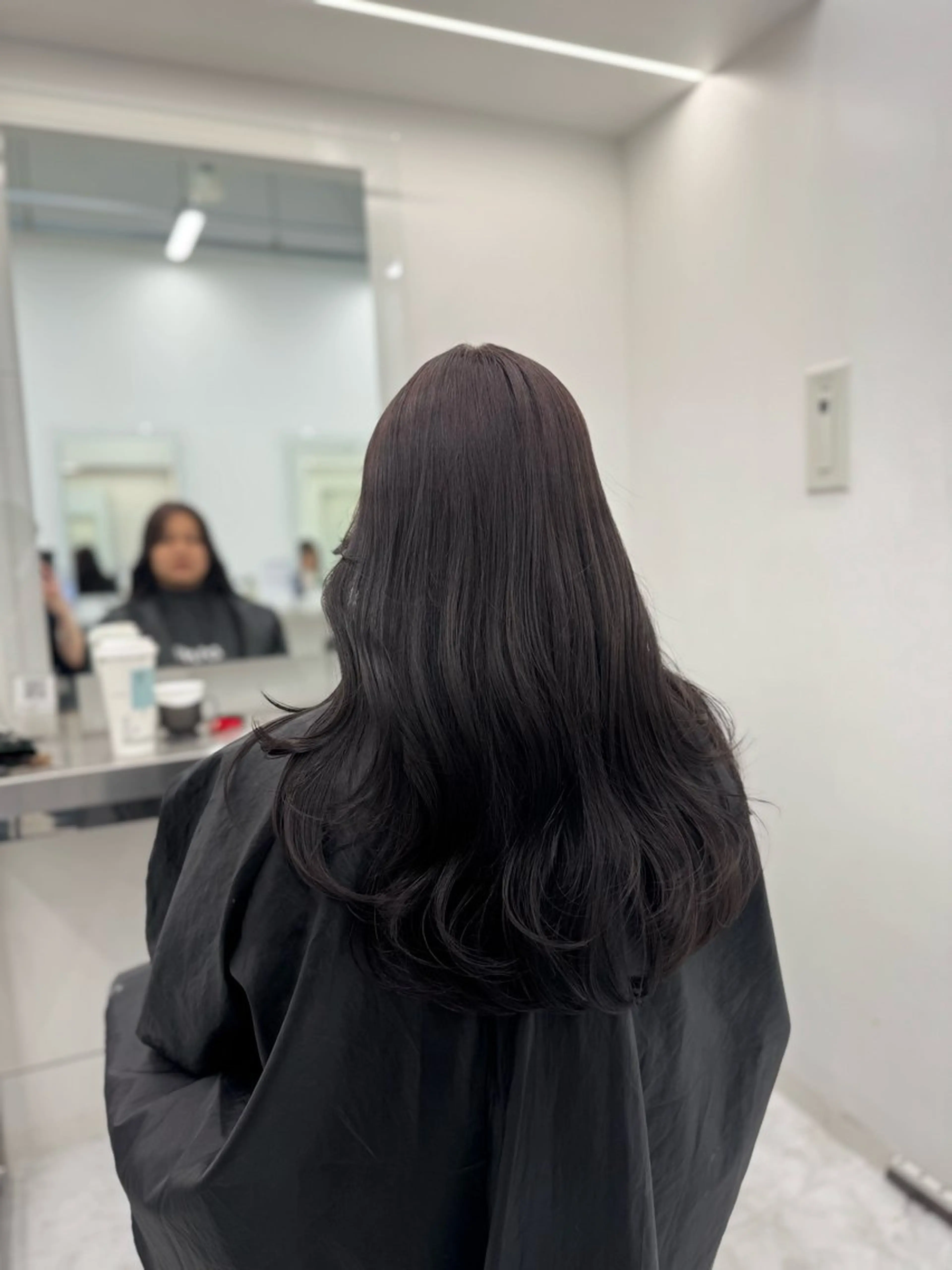 ロング カラー カット ヘアカラー トリートメント ヘッドスパ ヘアセット 韓国レイヤー・ ハッシュ🤍しゅうじのヘアスタイル