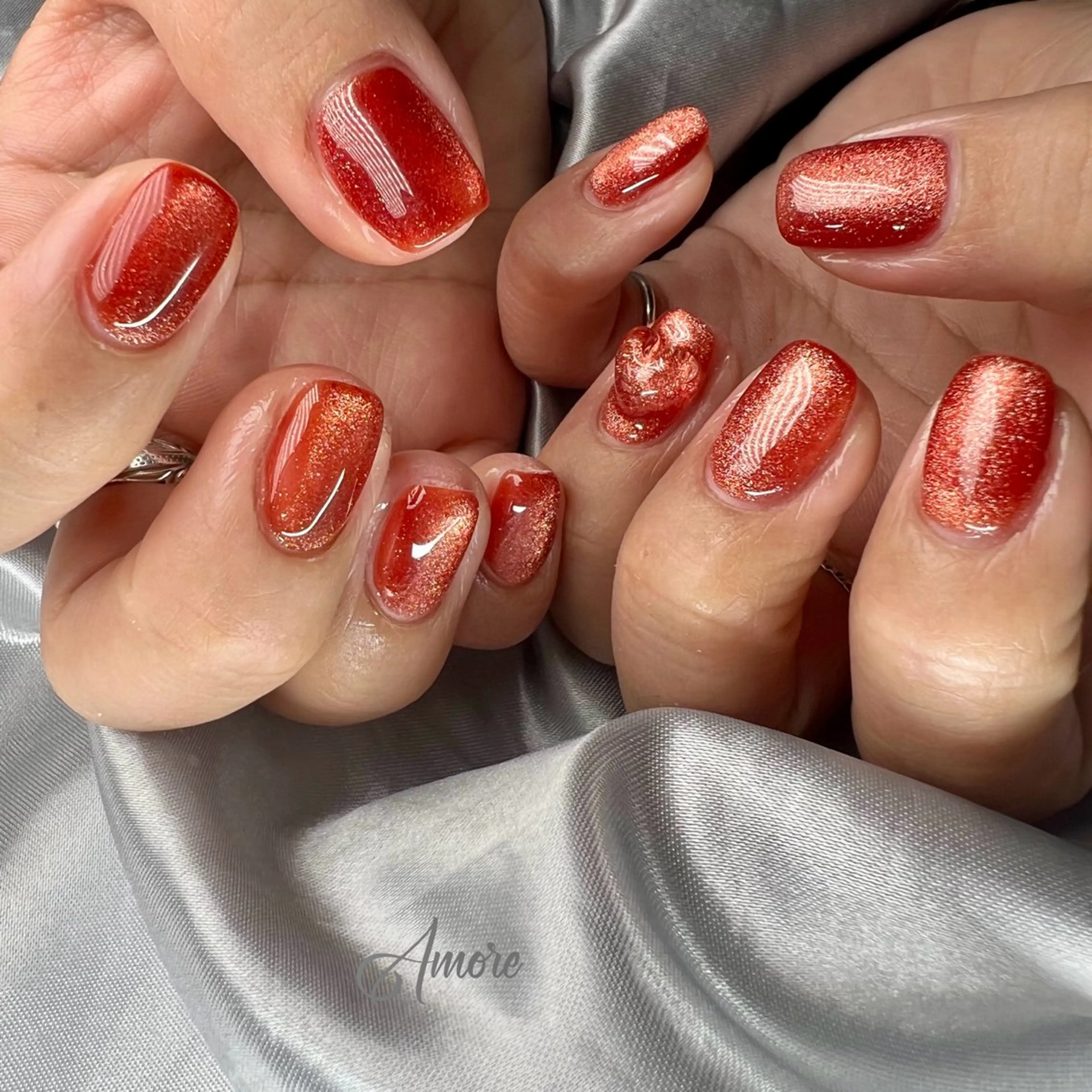 ネイル ジェルネイル 韓国ネイル パラジェル You kyehwaのネイルデザイン