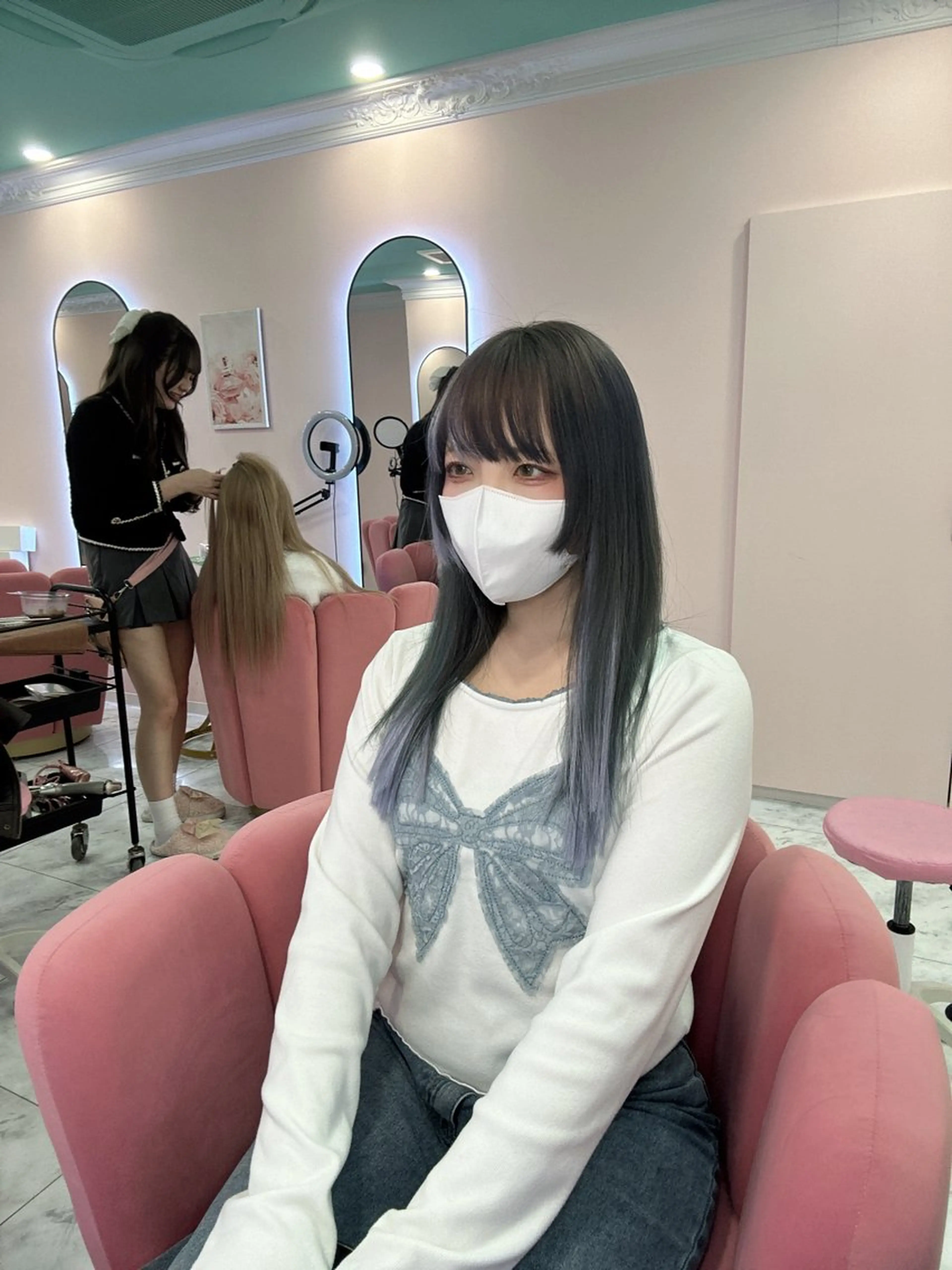 ロング カット エクステ シールエクステの女神 🍑Momo🍑のヘアスタイル