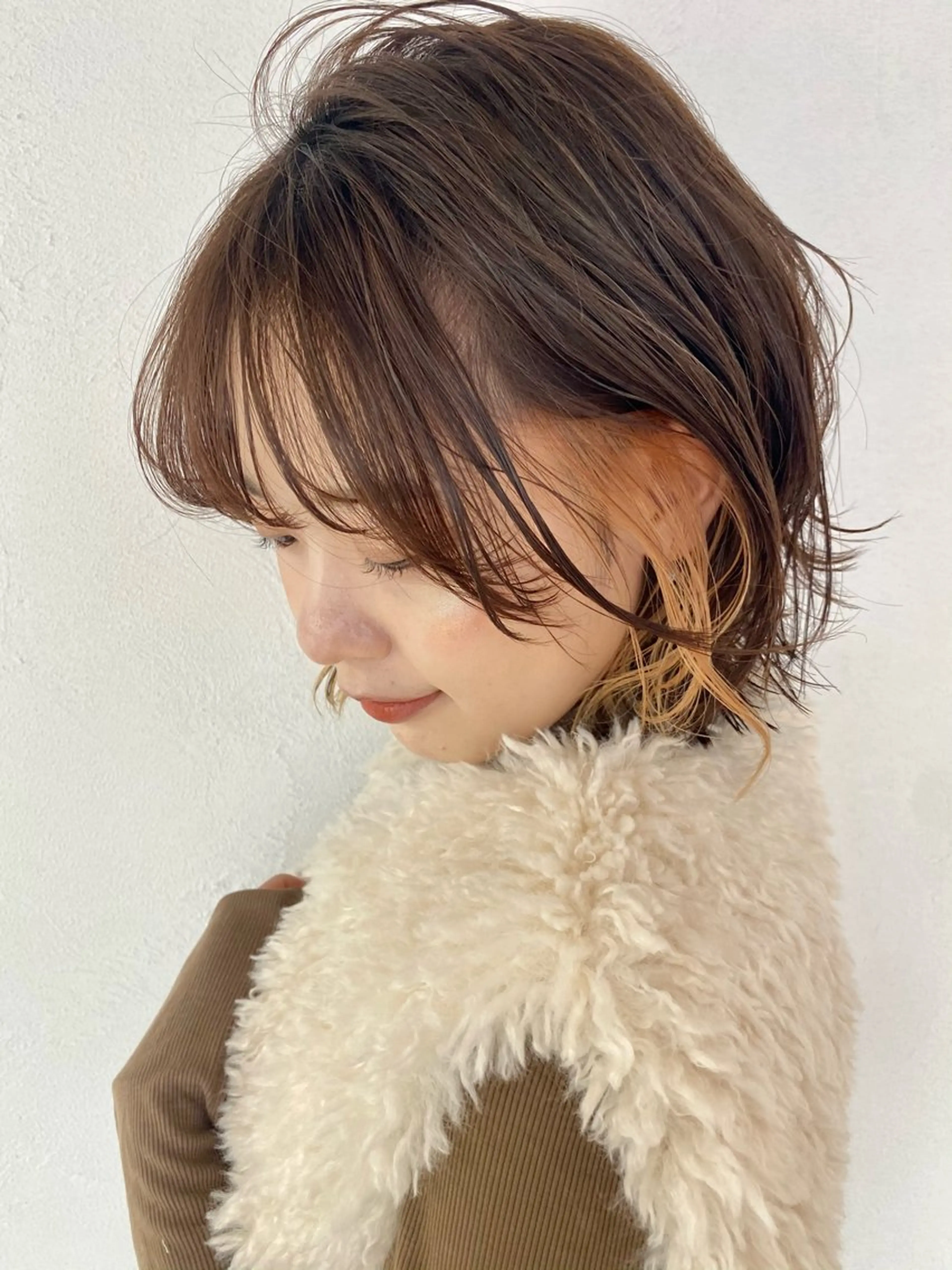 カラー ヘアカラー 内藤歩香/艶カラー/ ナチュラル可愛いのヘアスタイル