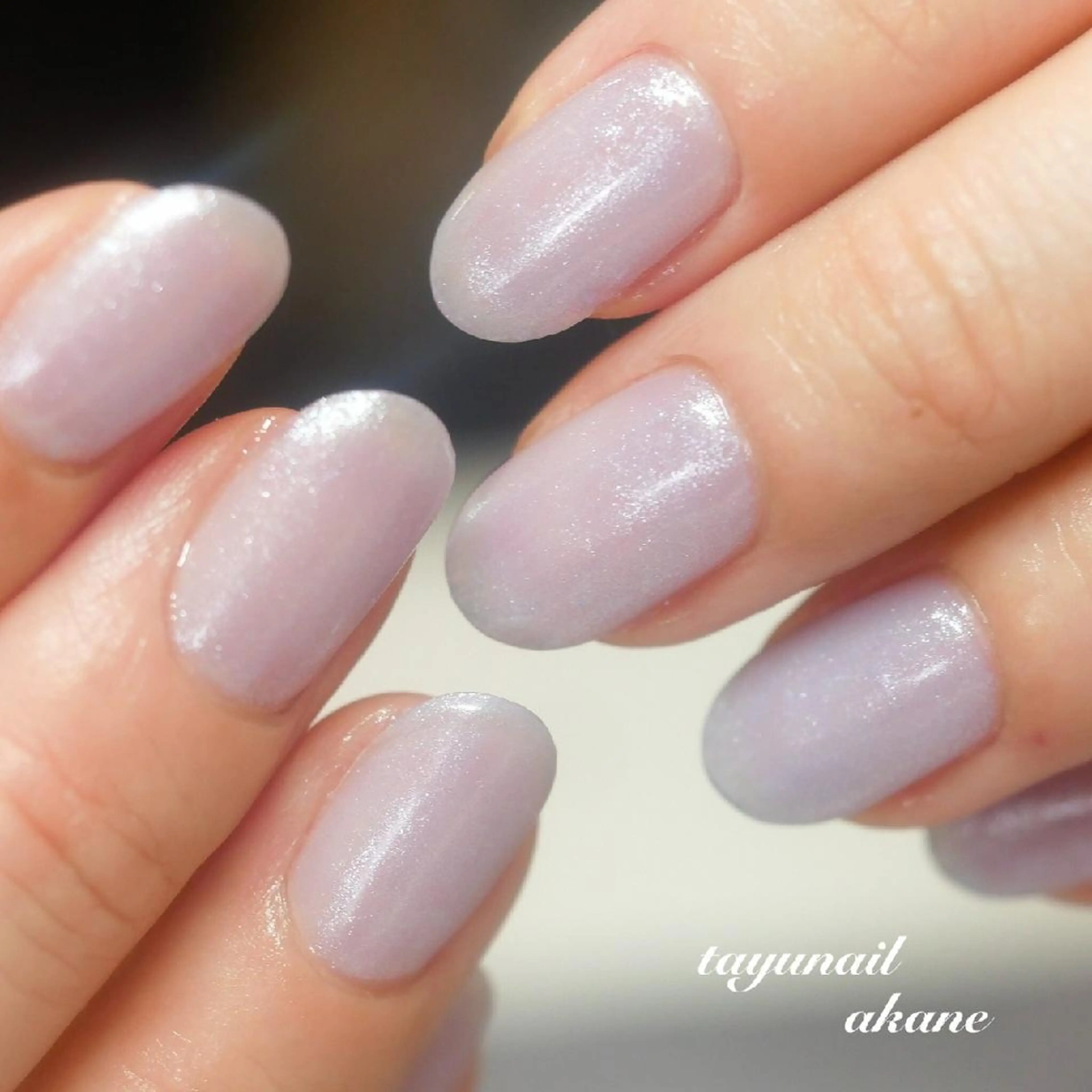 ネイル ブルー ジェルネイル ワンカラーネイル パラジェル 夏ネイル ネイルサロン 【たゆnail】のネイルデザイン