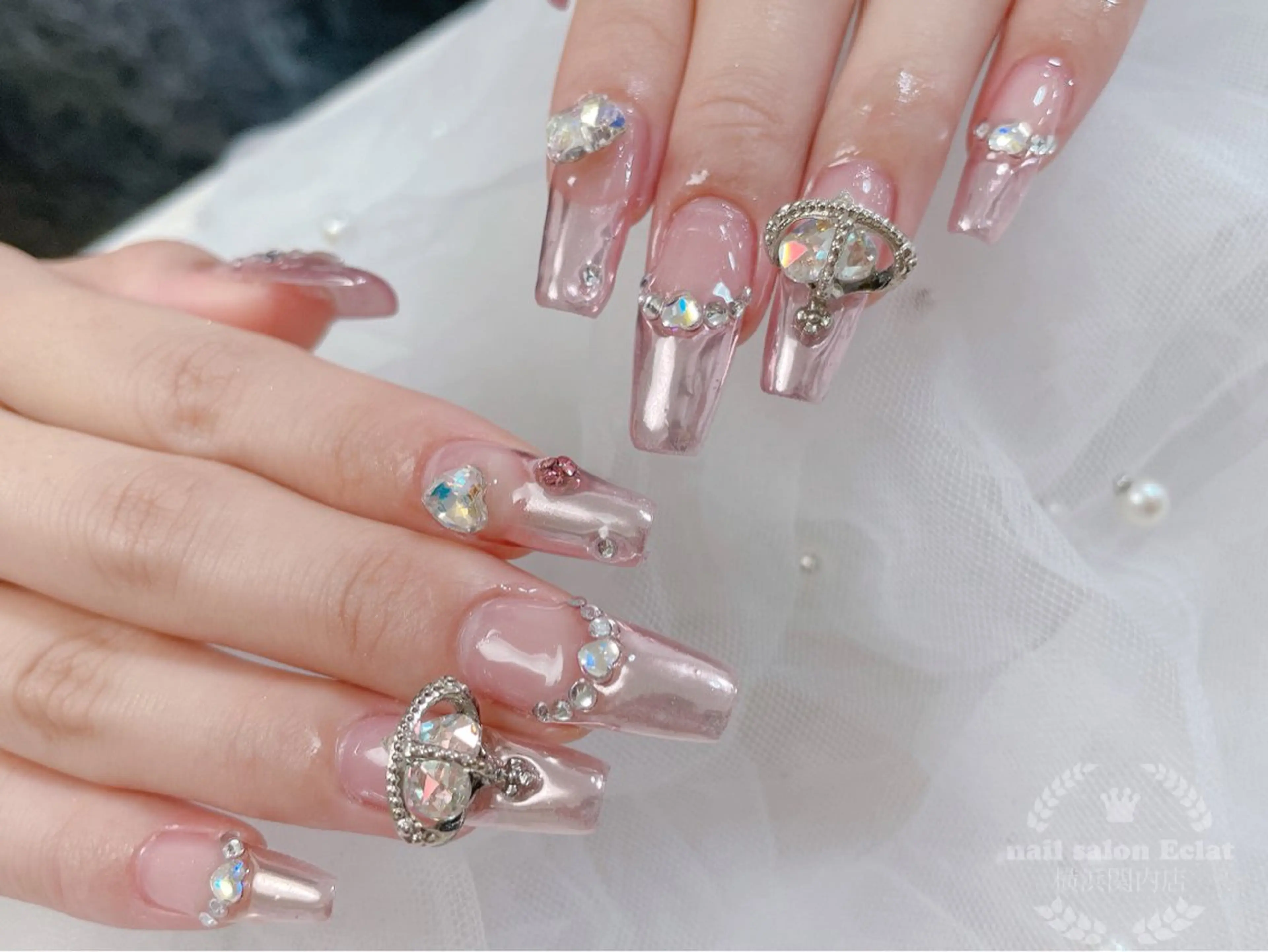 ネイル ハンドネイル ネイルサロンエクラ 🫧Shizukaのネイルデザイン
