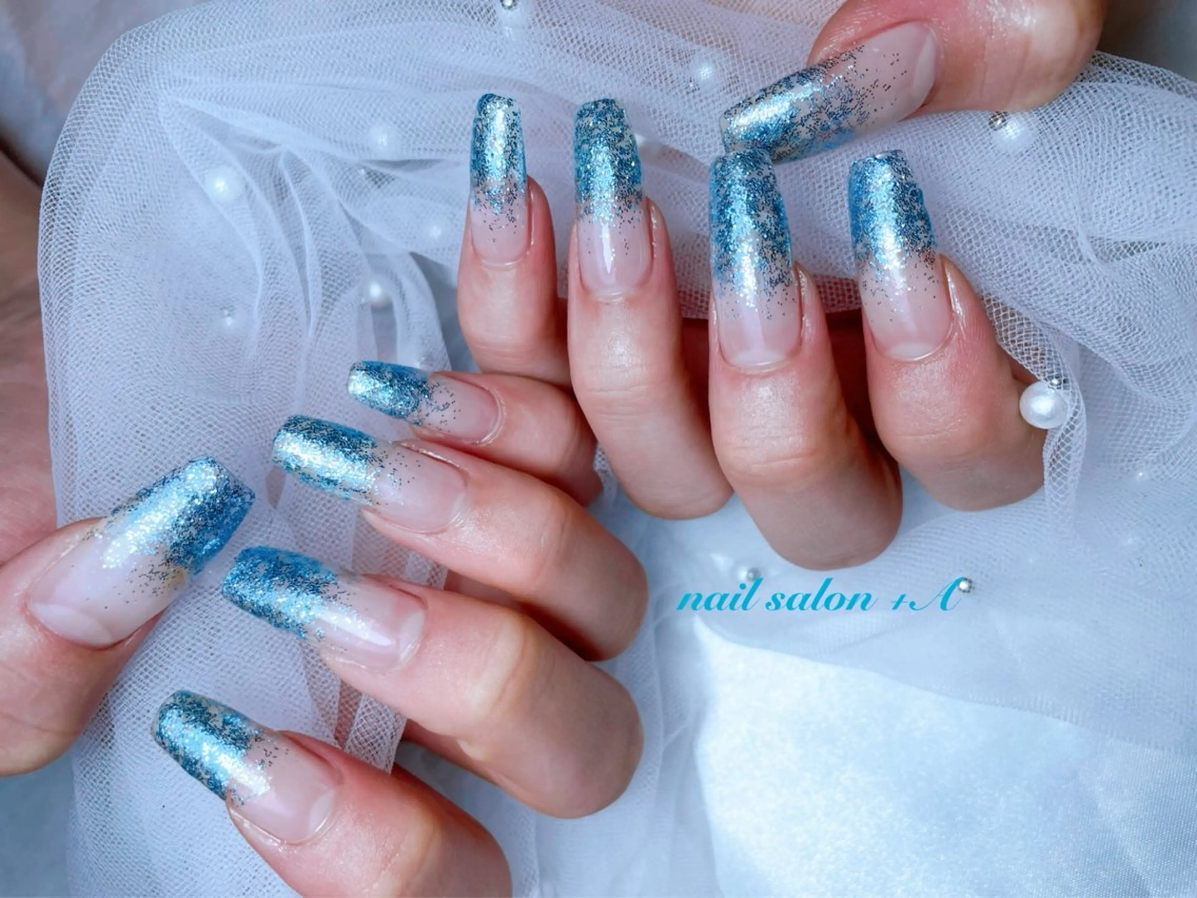 ロング ハンドネイル Nail Salon +Aのネイルデザイン