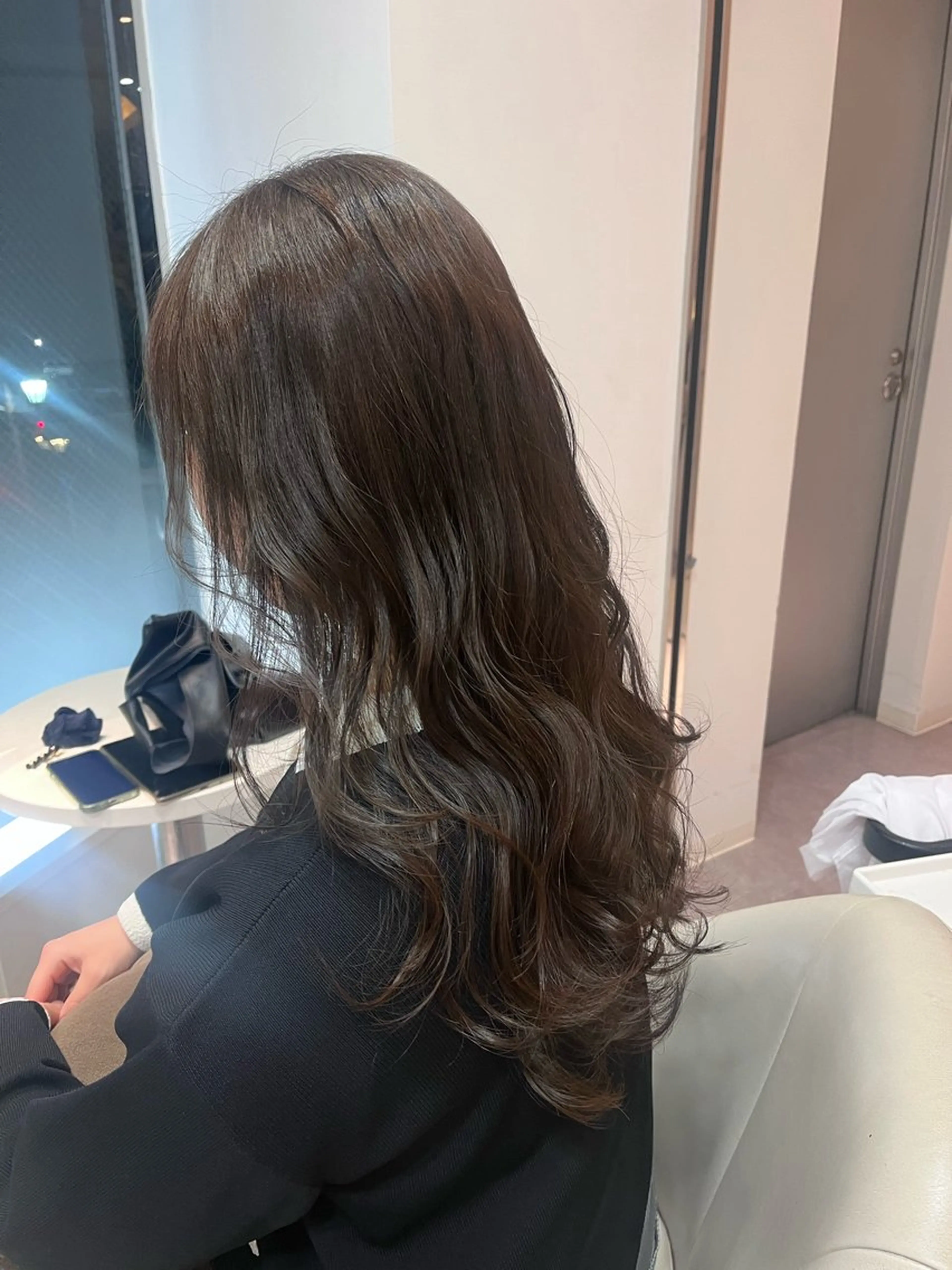 ロング ヘアカラー トリートメント 𝒩𝑜𝓃𝑜 / lenahcARIAのヘアスタイル