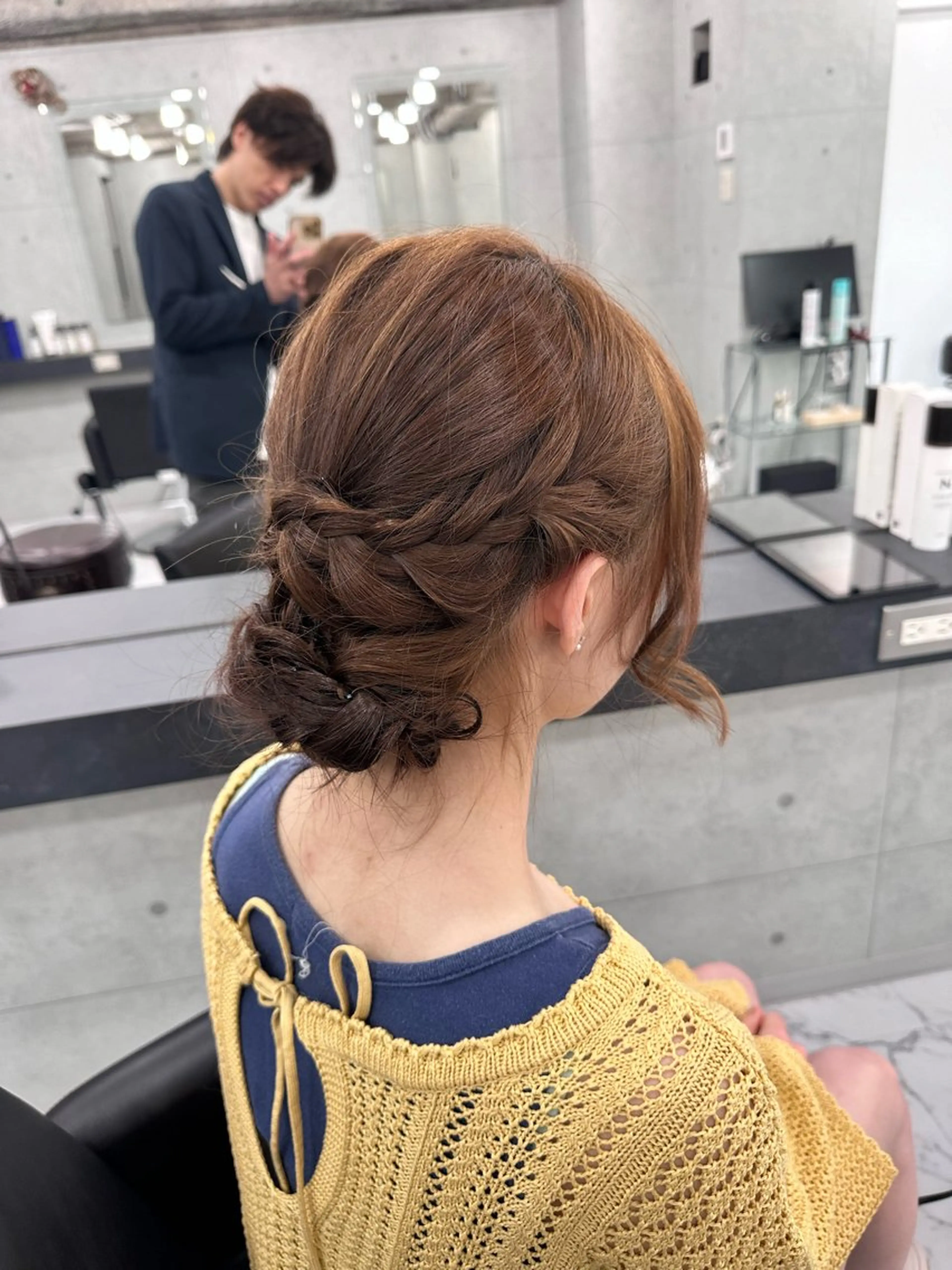 ヘアアレンジ Endearing 銀座/レイヤーカットのヘアスタイル