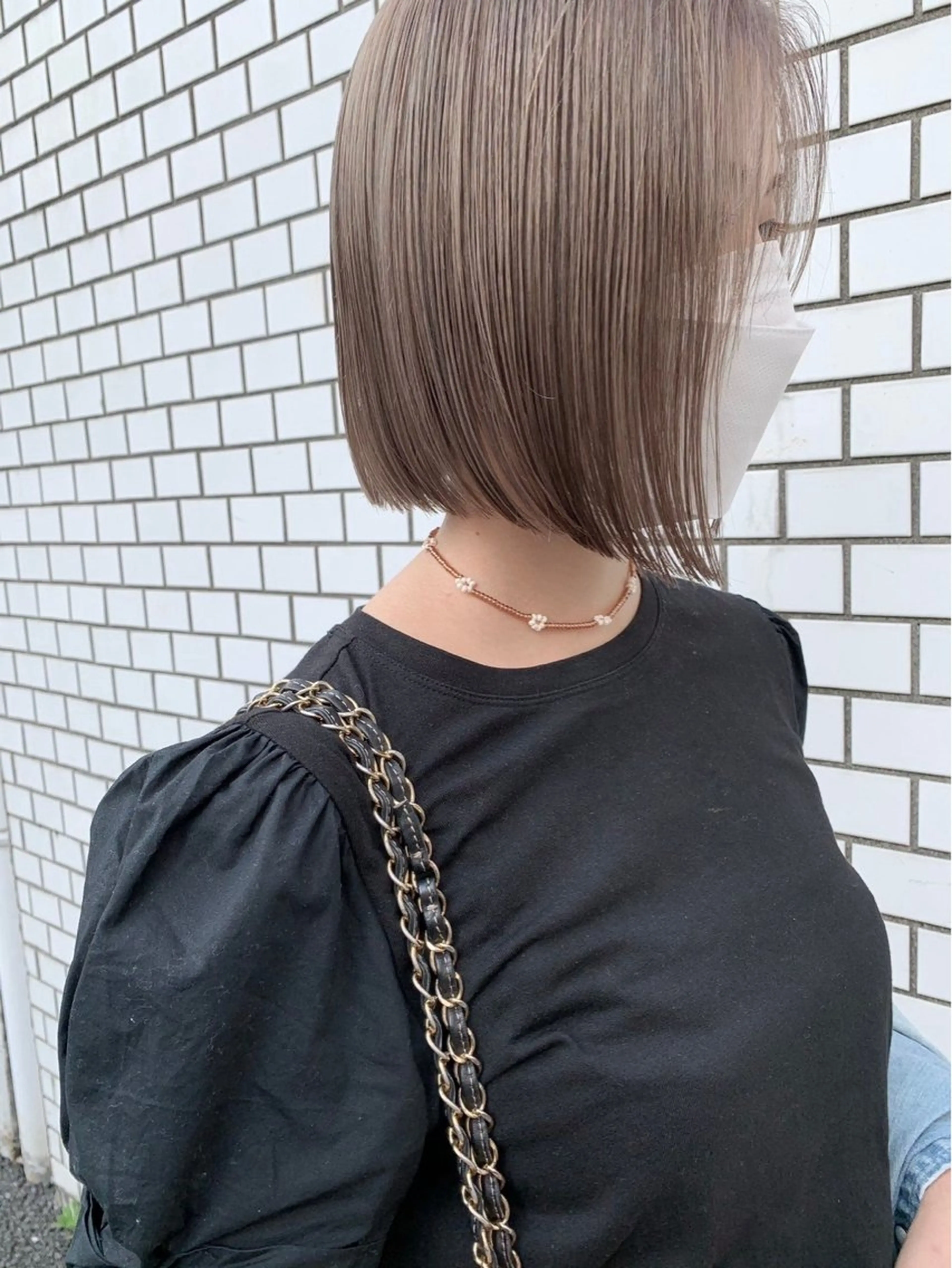 ショート カラー カット ヘアカラー トリートメント りな/ボブ /ダブルカラーのヘアスタイル