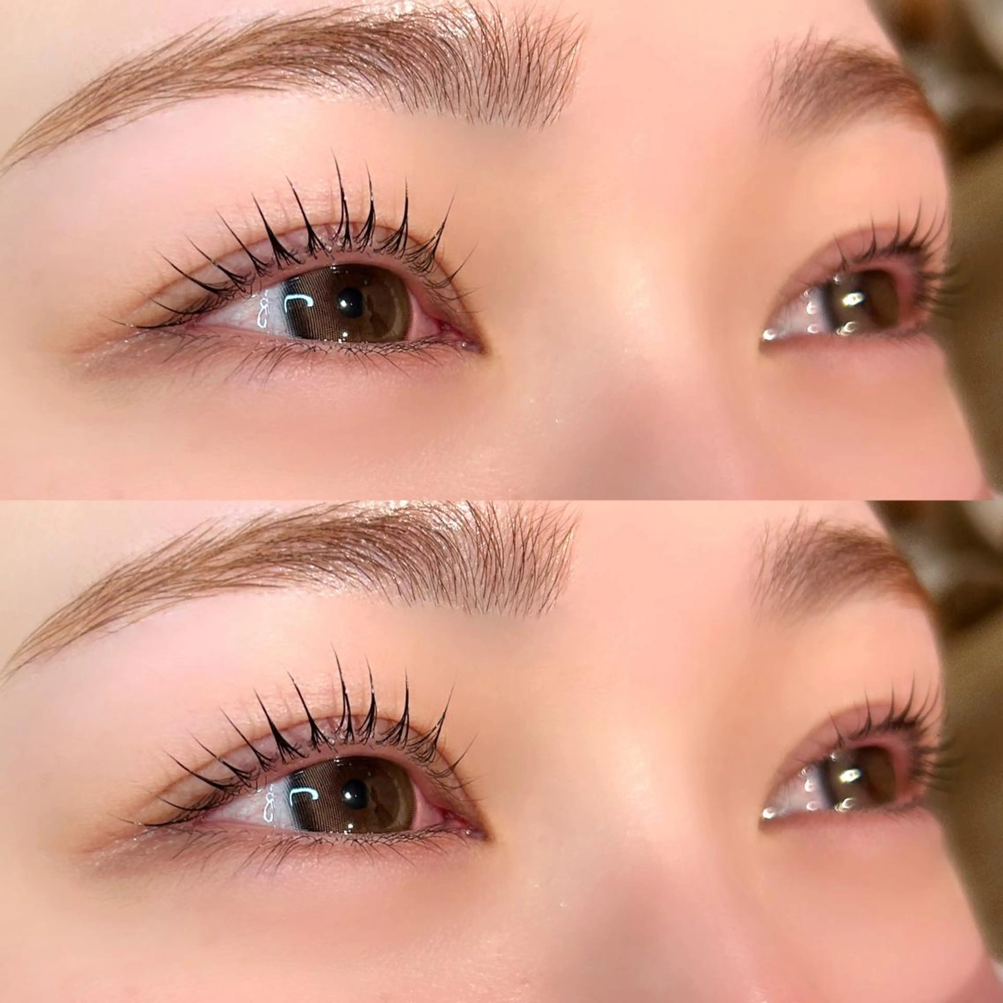 マツエク・マツパ アイブロウ 束感まつ毛 eyesalon u‘iのマツエク・マツパデザイン