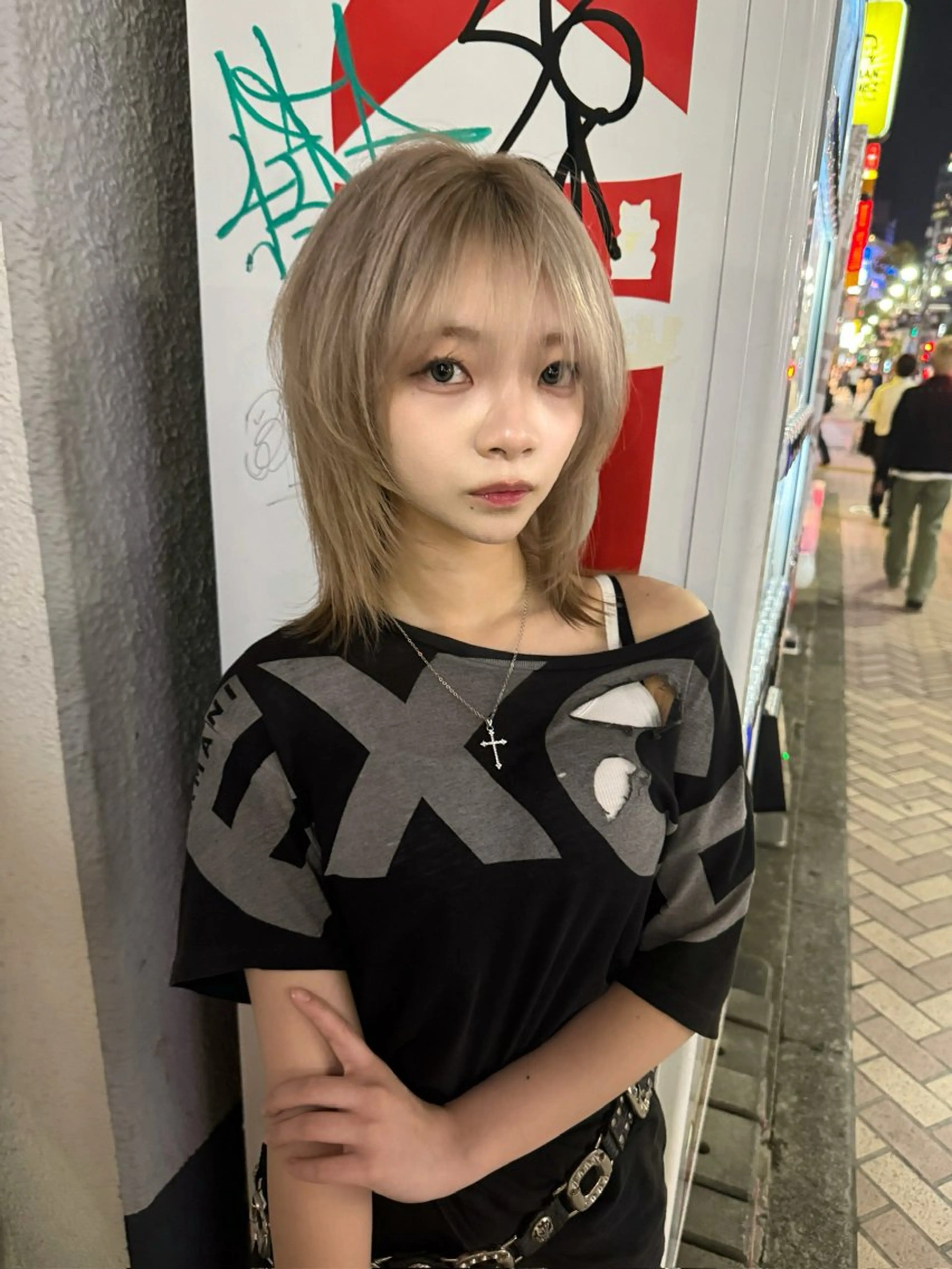 ミディアム 菊地 純哉のヘアスタイル