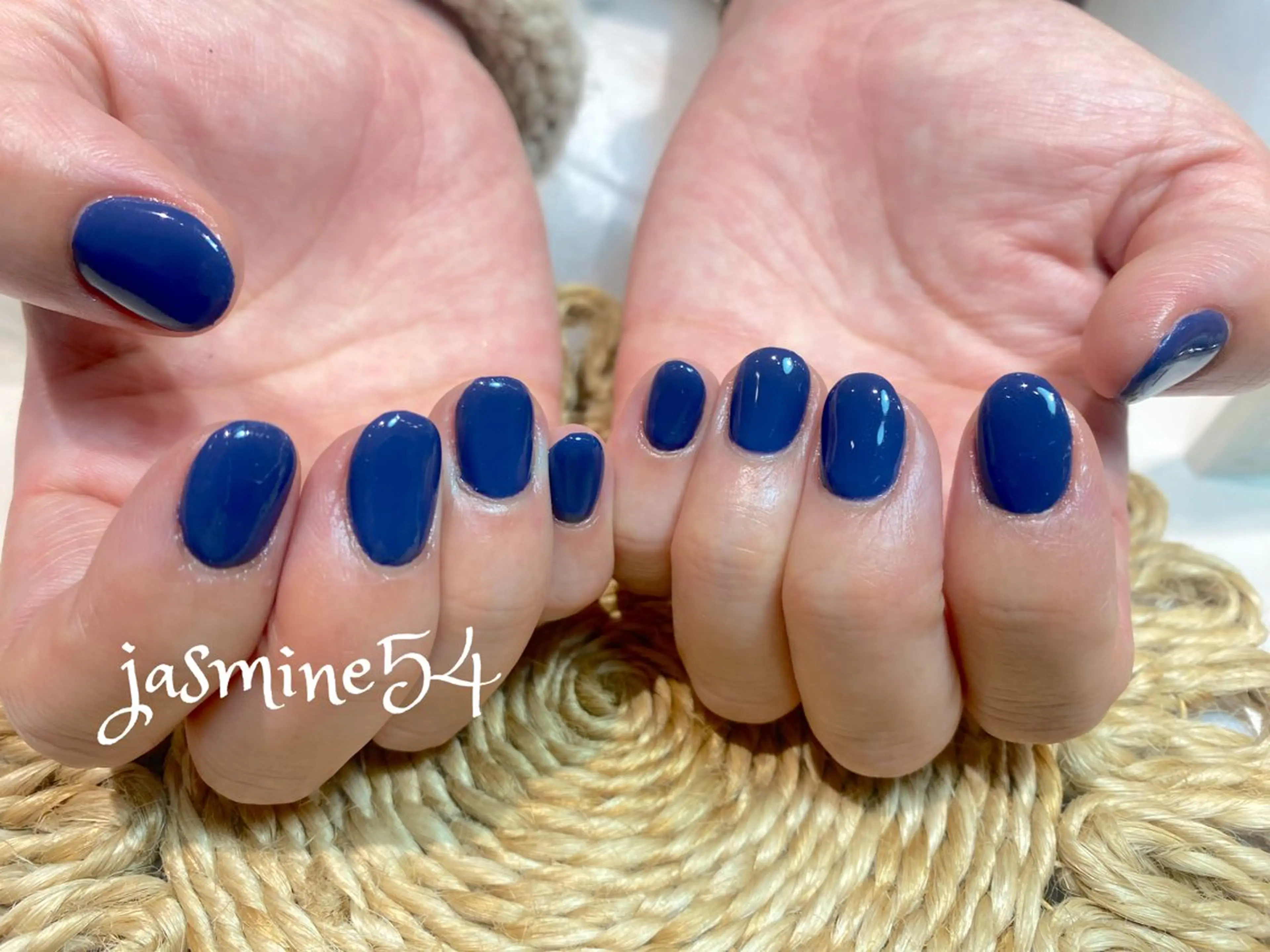 ネイル ワンカラーネイル jasmine54 mihoのネイルデザイン