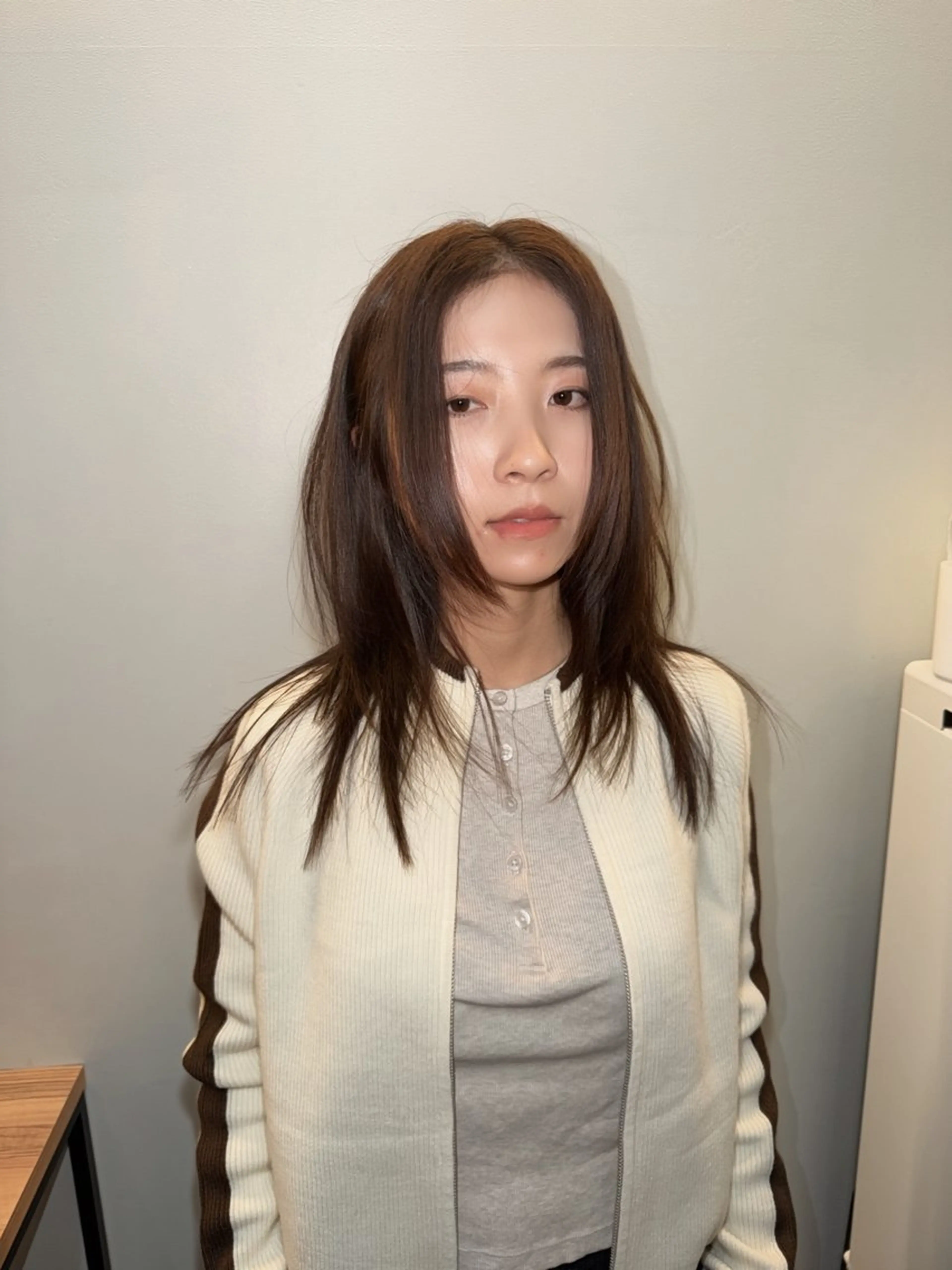 セミロング カラー ブラウンカラー 🫧カラーモデル募集 🫧Hiyuのヘアスタイル