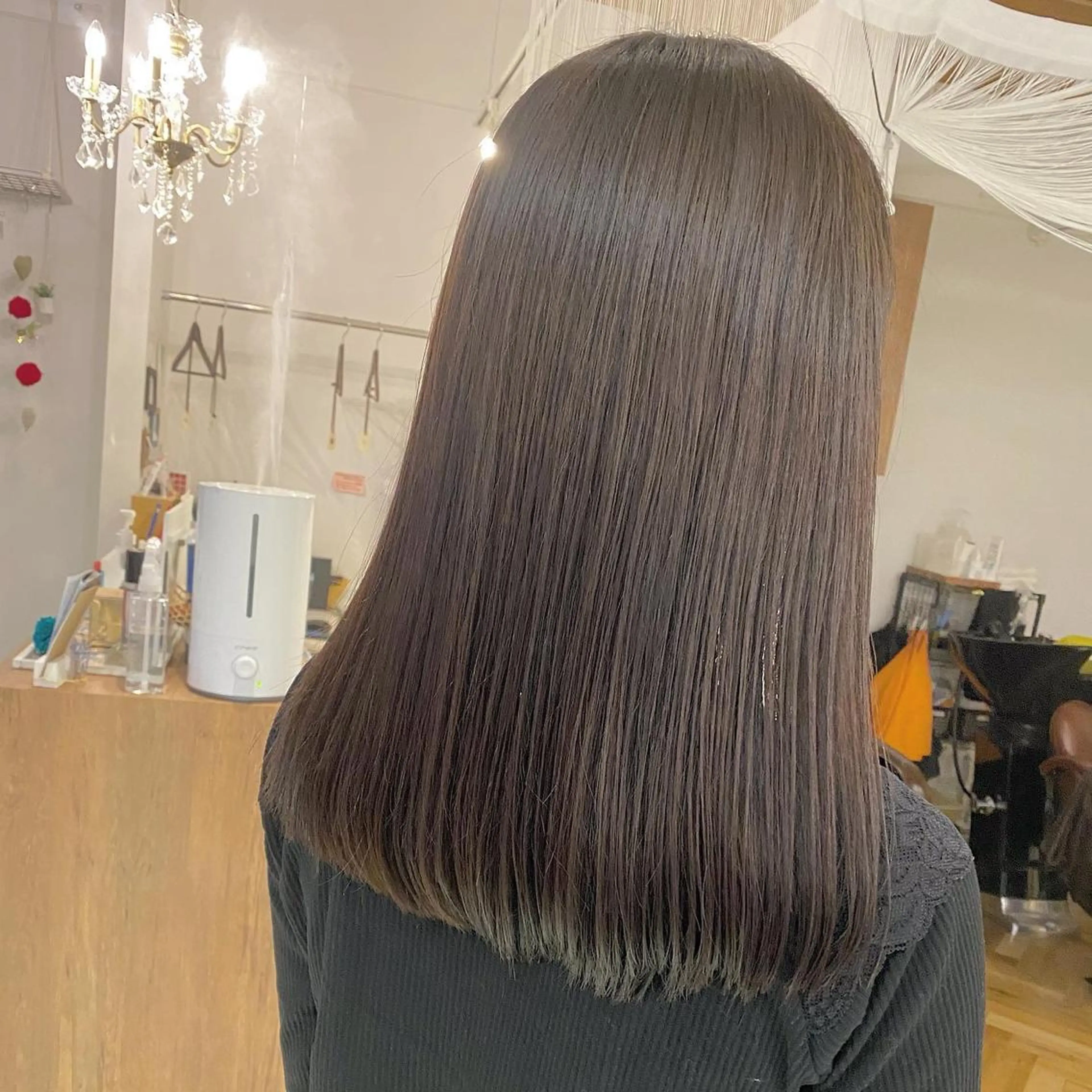 セミロング 髪質改善 髪質改善特化 安東駿介のヘアスタイル