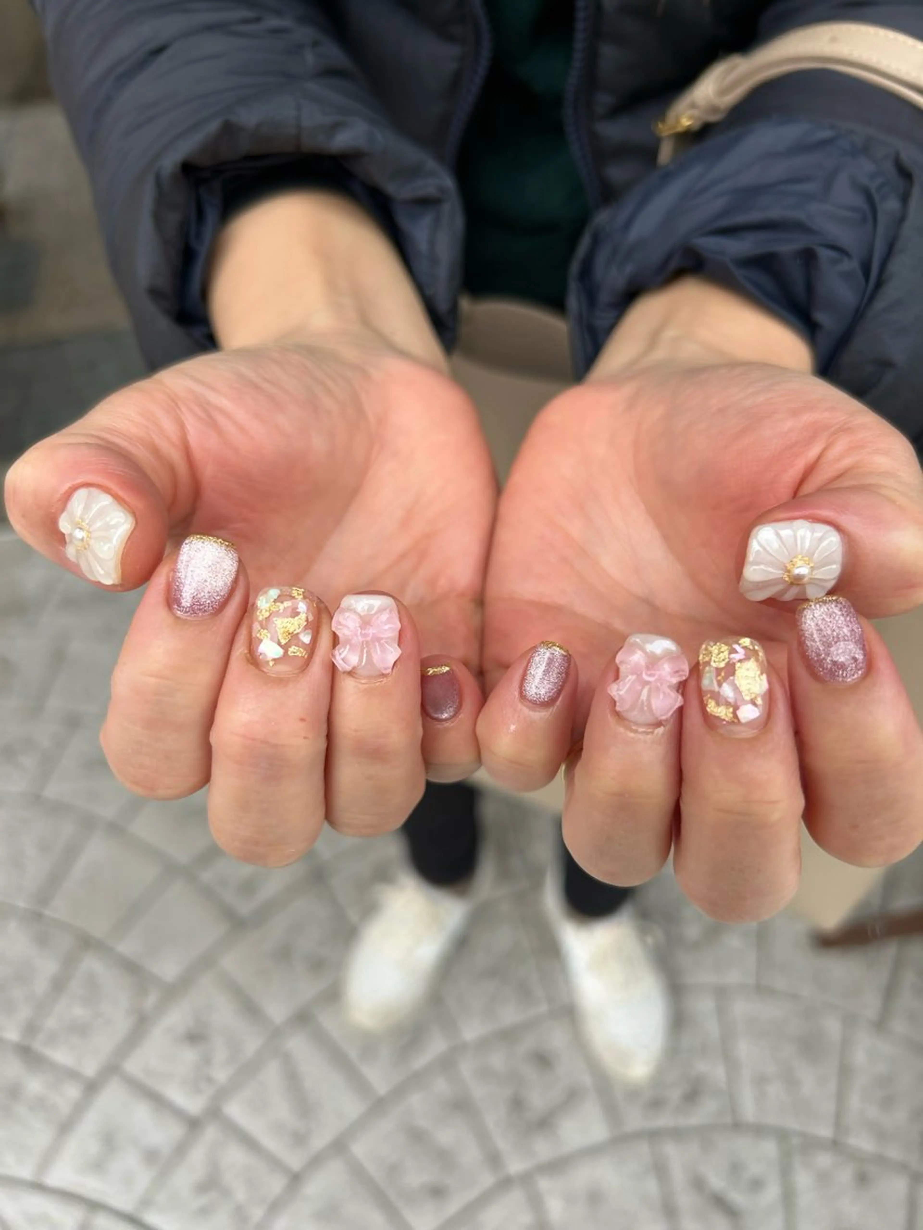 ネイル リボン imai eriのネイルデザイン