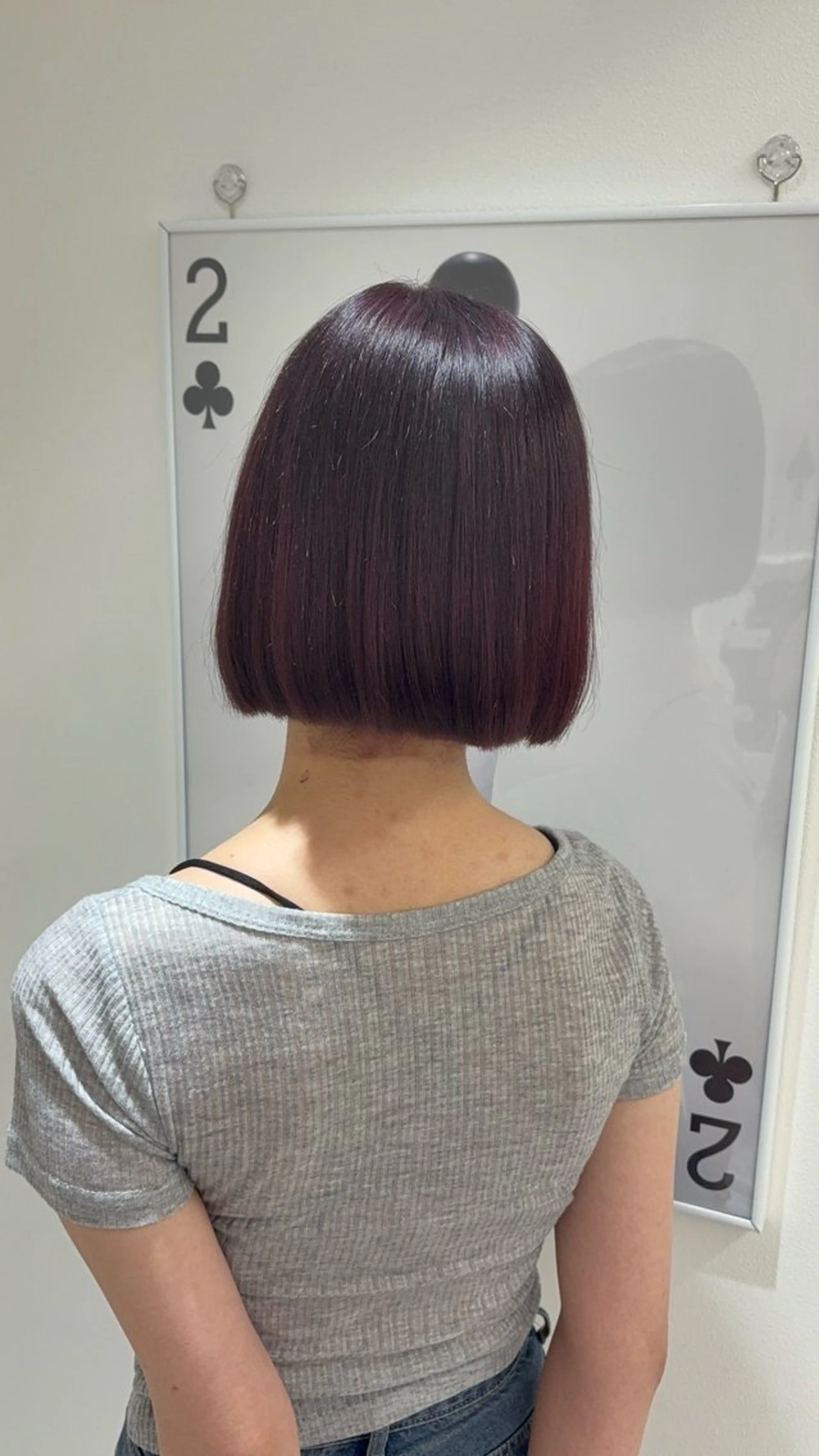 ミディアム ボブ Haruna/河原町 ハイトーン🤍のヘアスタイル