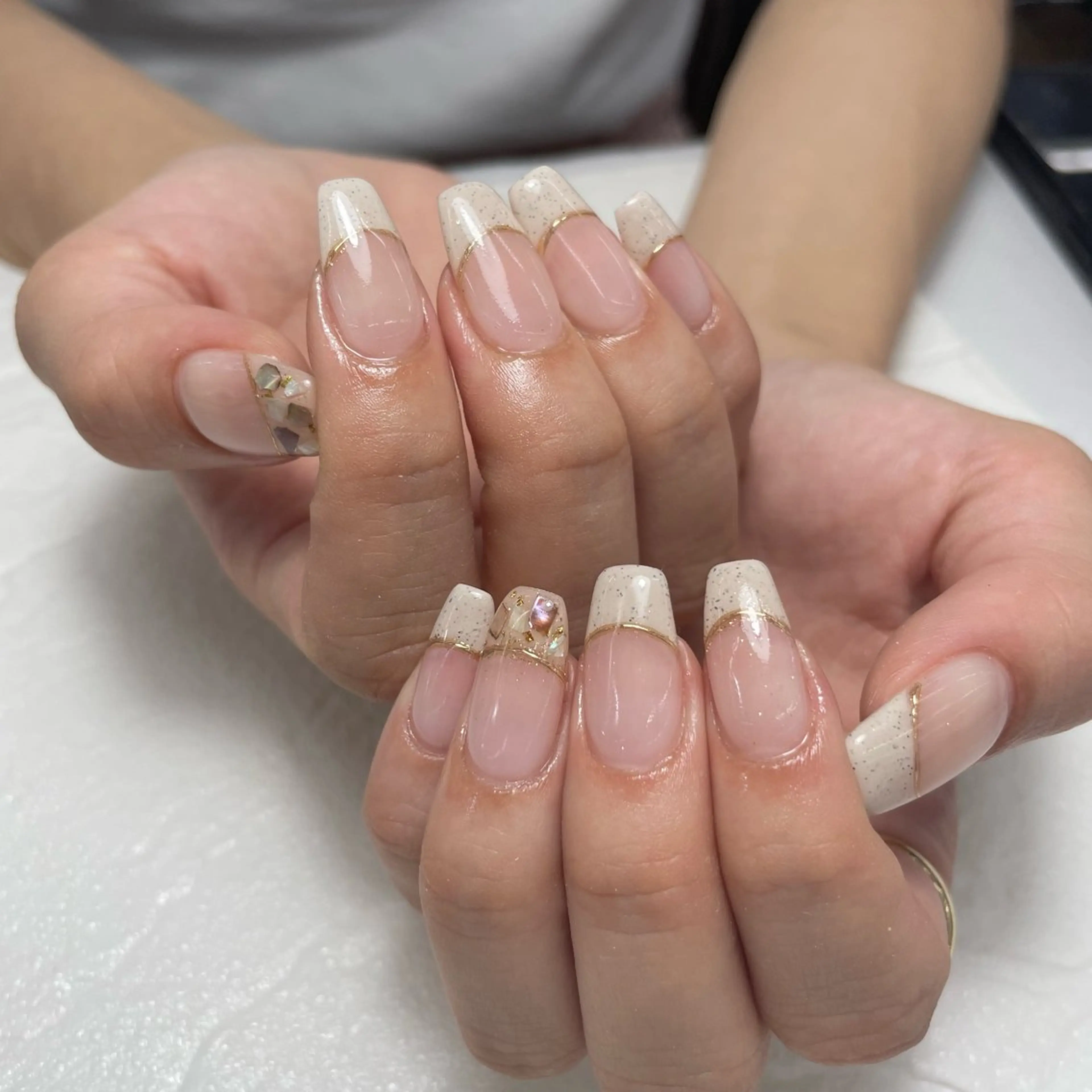 ネイル フレンチネイル ジェルネイル Nailist MINORIのネイルデザイン