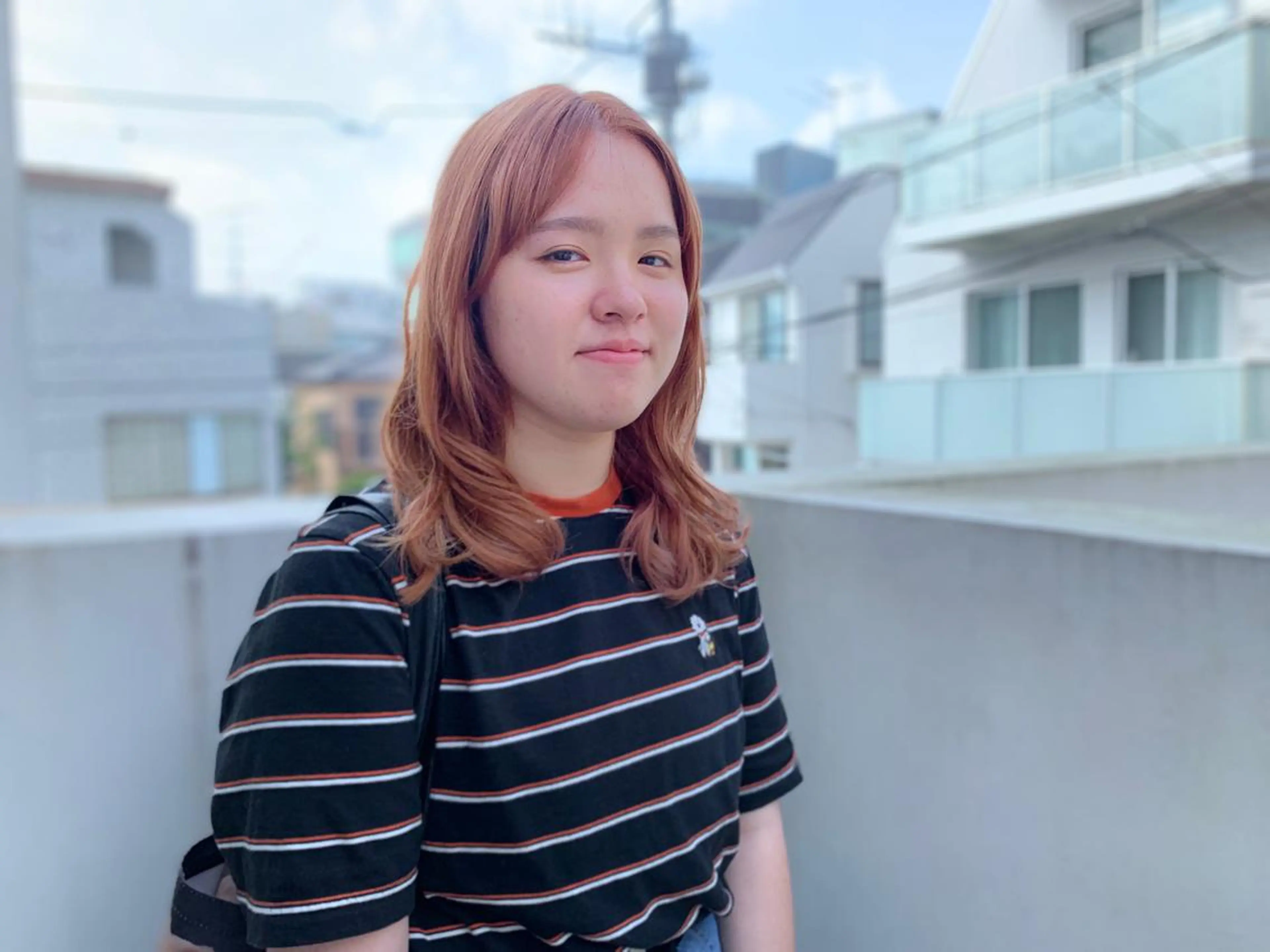 ミディアム カラー ベージュカラー ブリーチ ケアブリーチ ピンクカラー ピンクベージュ タカハシ ハヤトのヘアスタイル