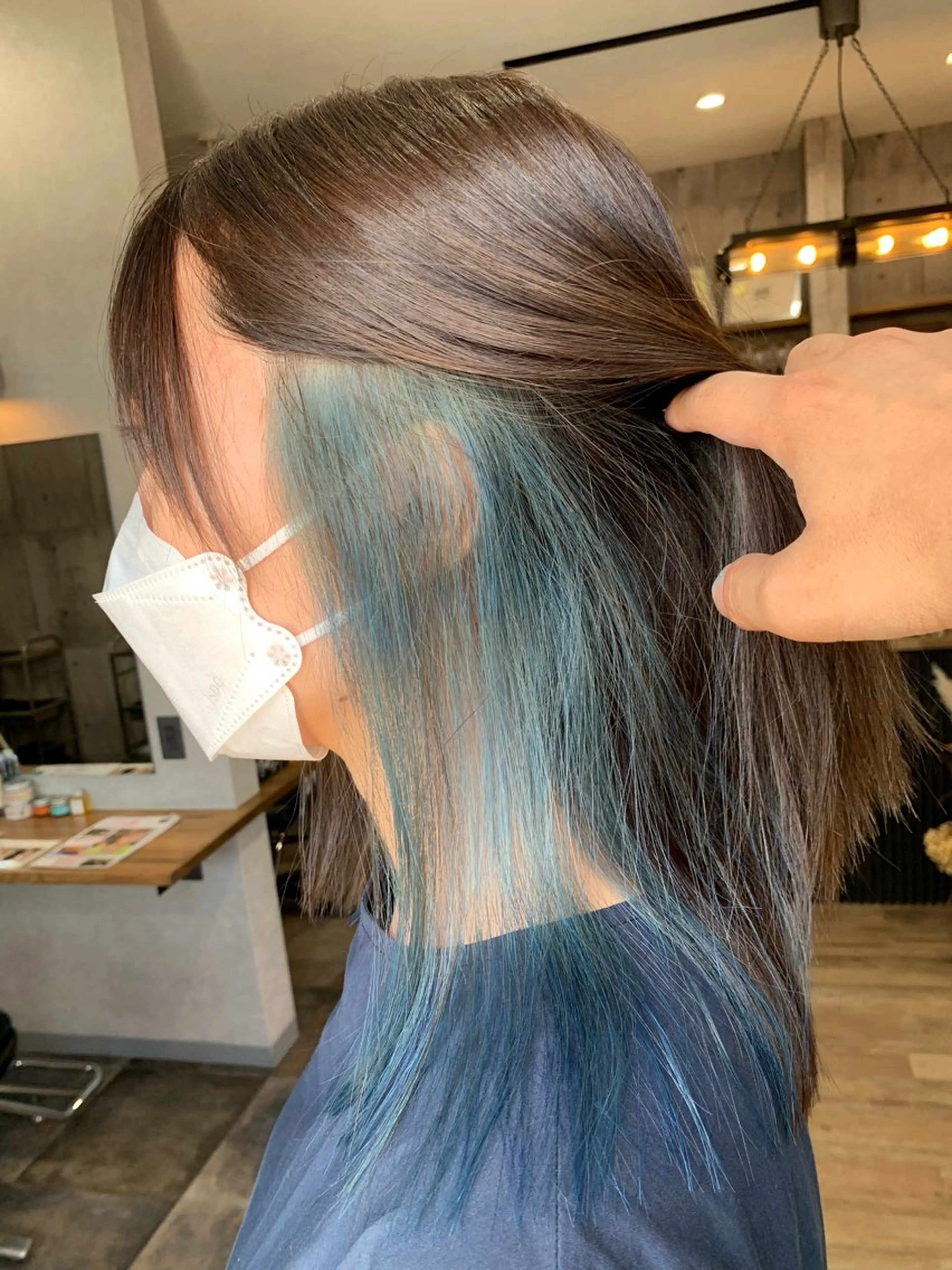 ミディアム カット ヘアカラー ヘッドスパ Welila by haku所属・yoshihara yuukiのヘアスタイル