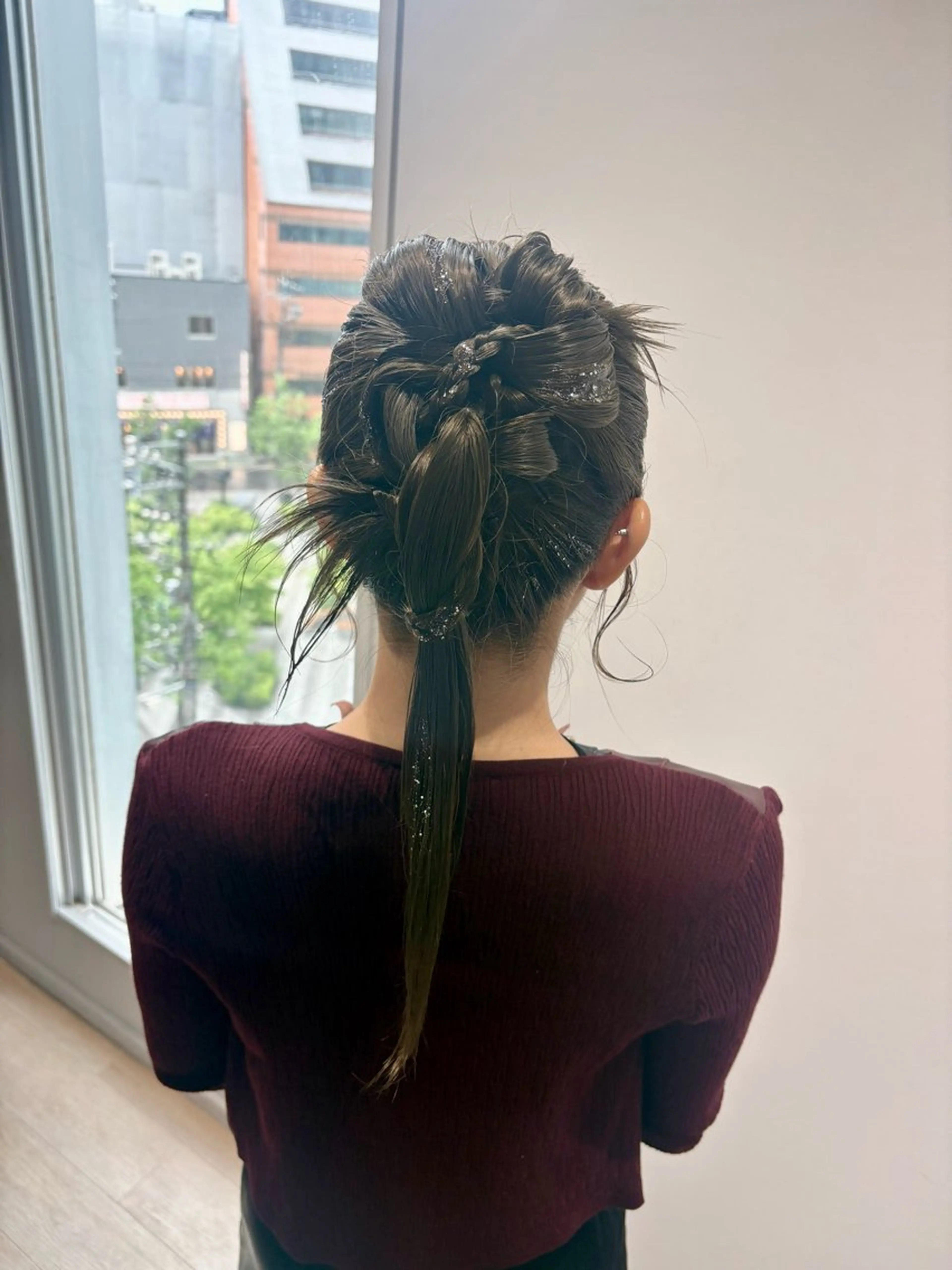 ロング ヘアアレンジ 鵜飼 未玖のヘアスタイル