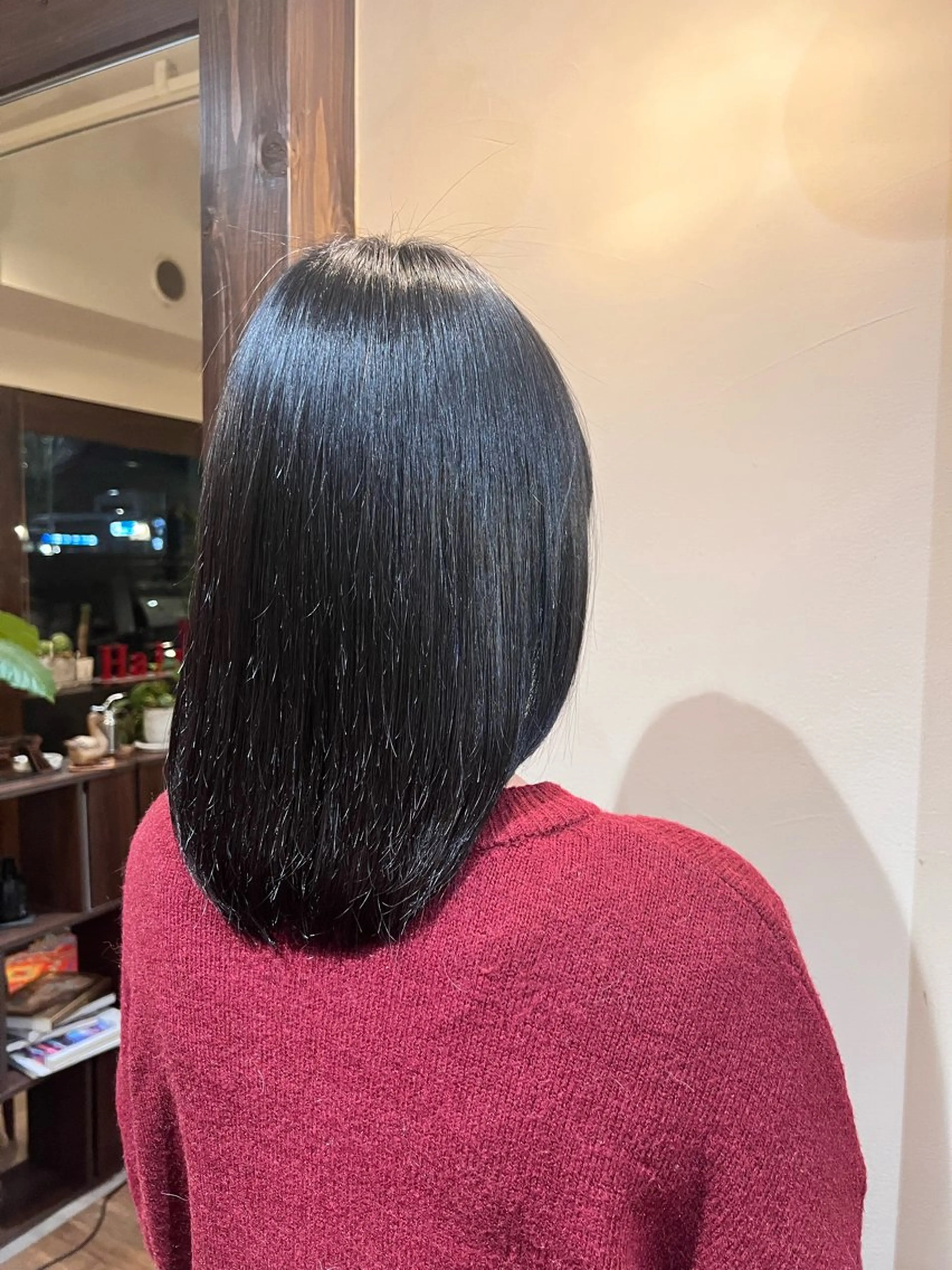 セミロング 縮毛矯正 Luster Friends所属・まゆ/髪質改善 ストレート/スパ🫧のヘアスタイル