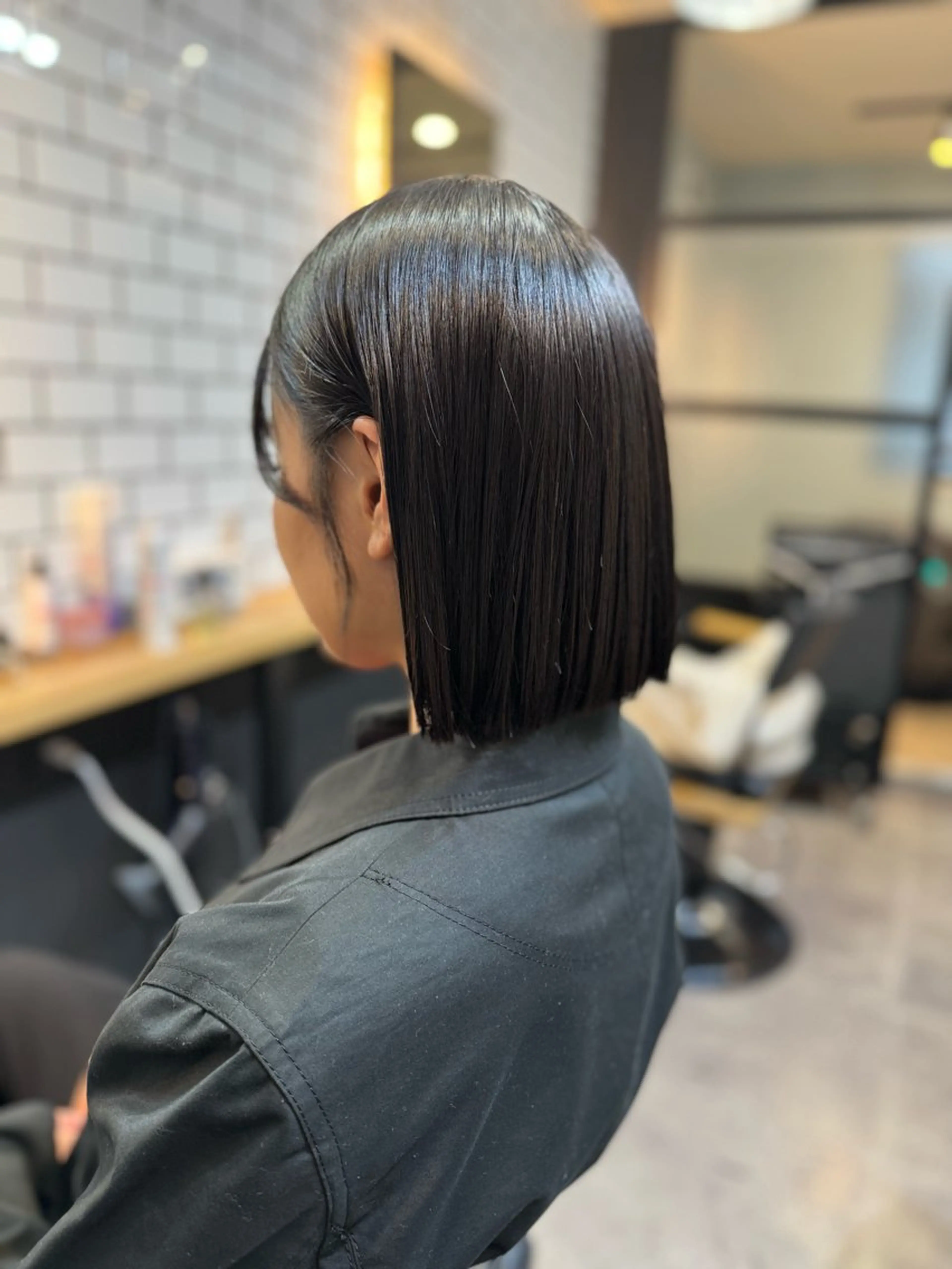 セミロング 髪質改善 似合わせカット 縮毛矯正 トリートメント 吉祥寺プルエクステ 🌟Hiraiのヘアスタイル