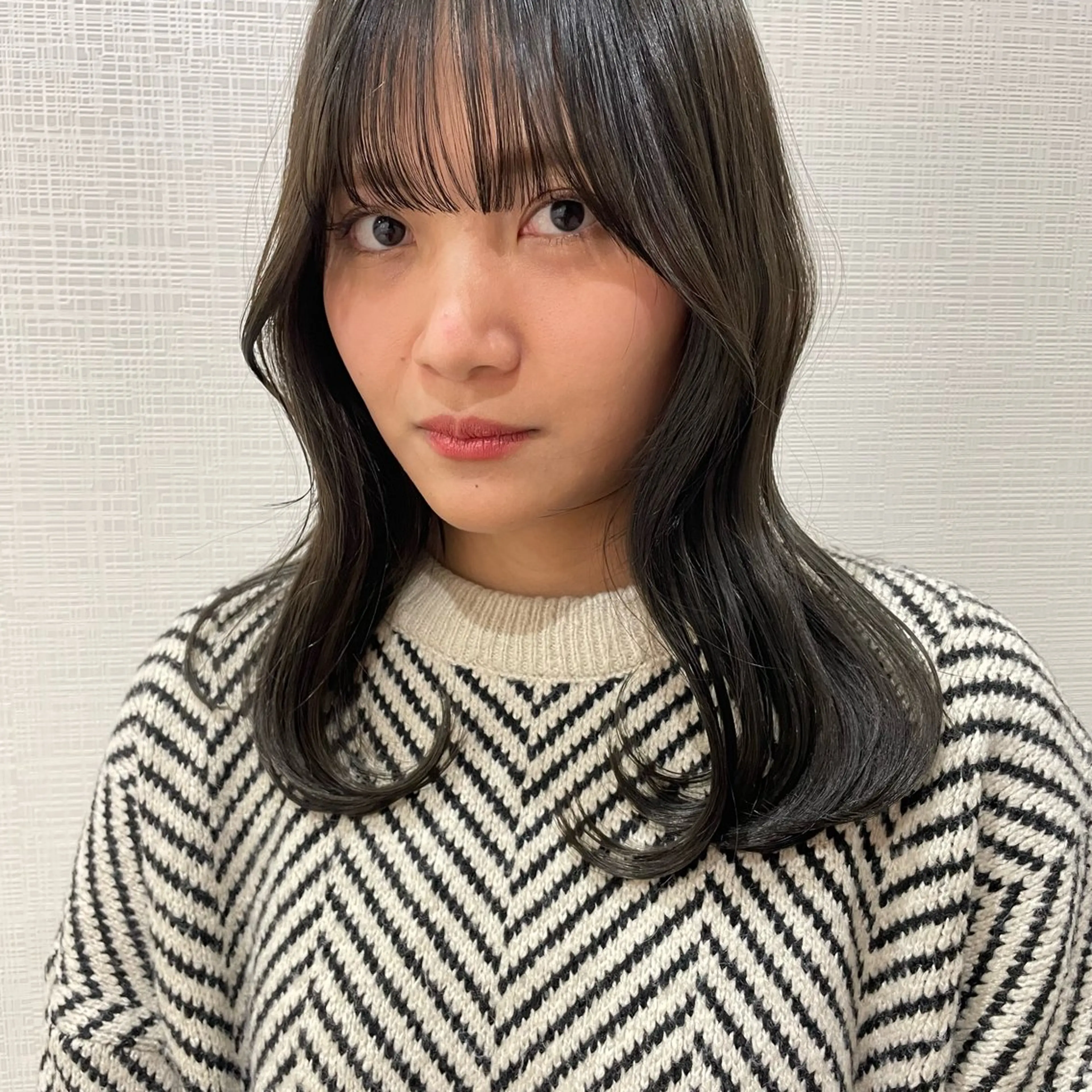 ミディアム カラー カット ヘアカラー RorriM natsuのヘアスタイル