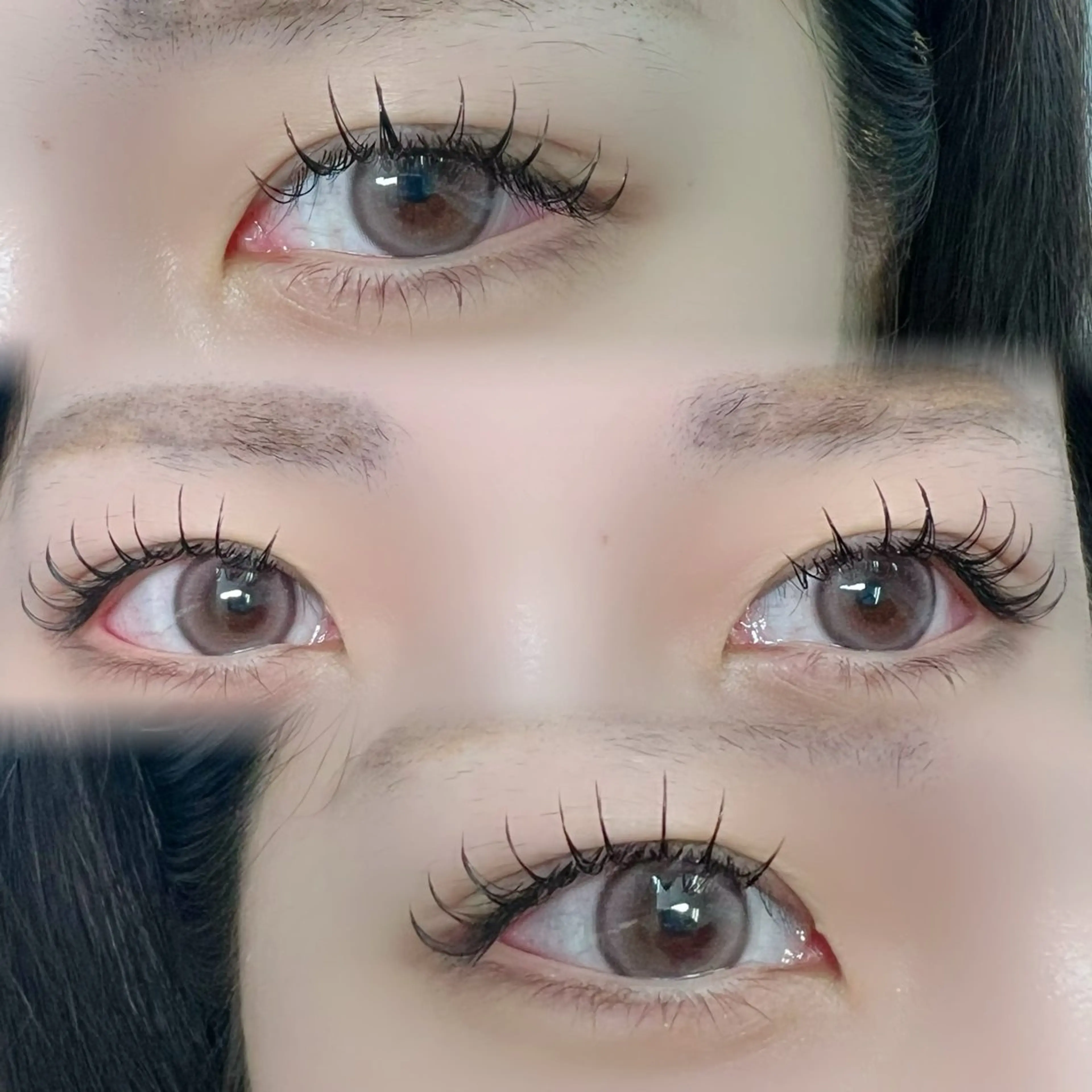 マツエク・マツパ 束感まつ毛 フラットラッシュ 韓国風マツエク パリジェンヌラッシュリフト まつげパーマ Eyes Cream YUのマツエク・マツパデザイン