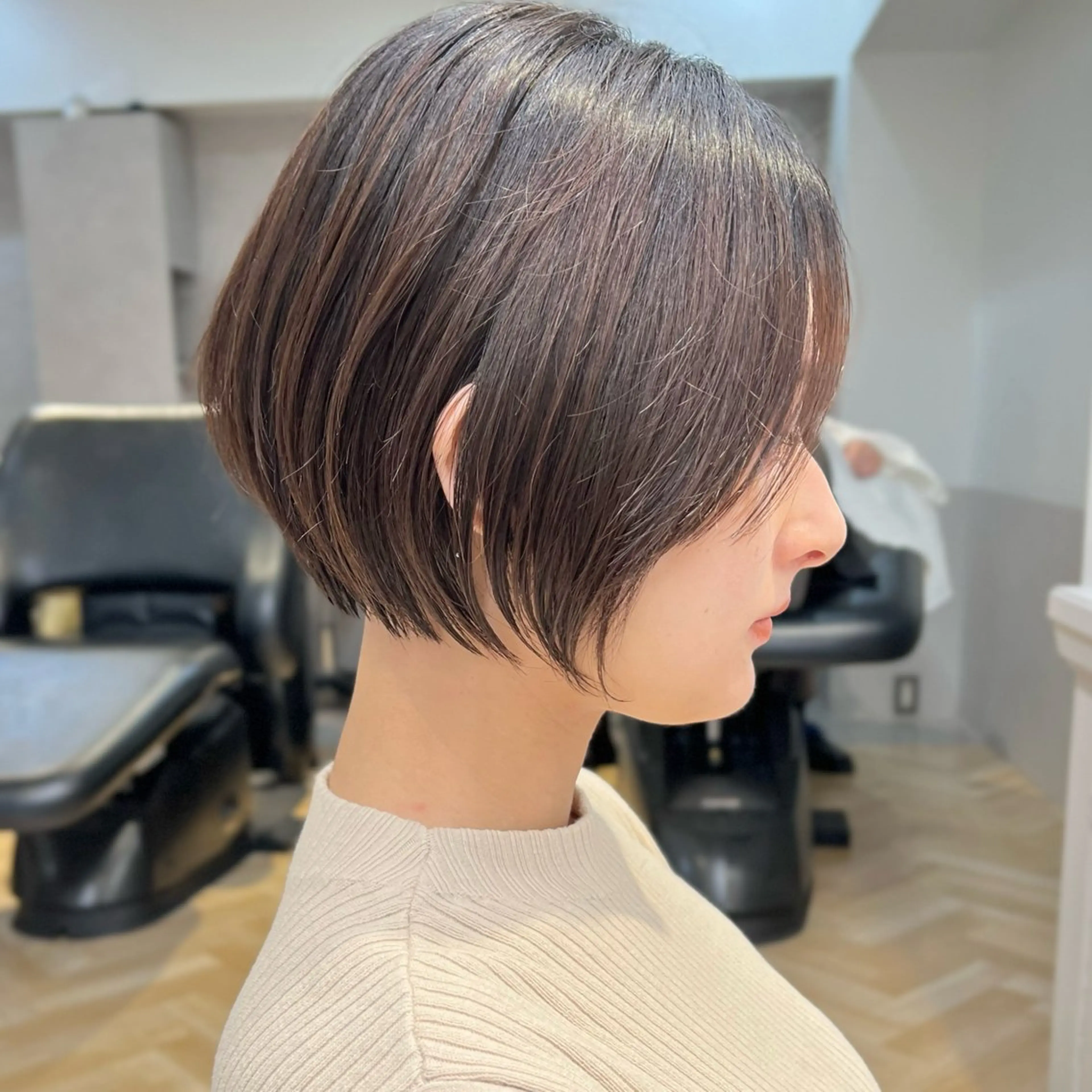 ショート ショートヘア カット トリートメント 夏山 秀憲のヘアスタイル