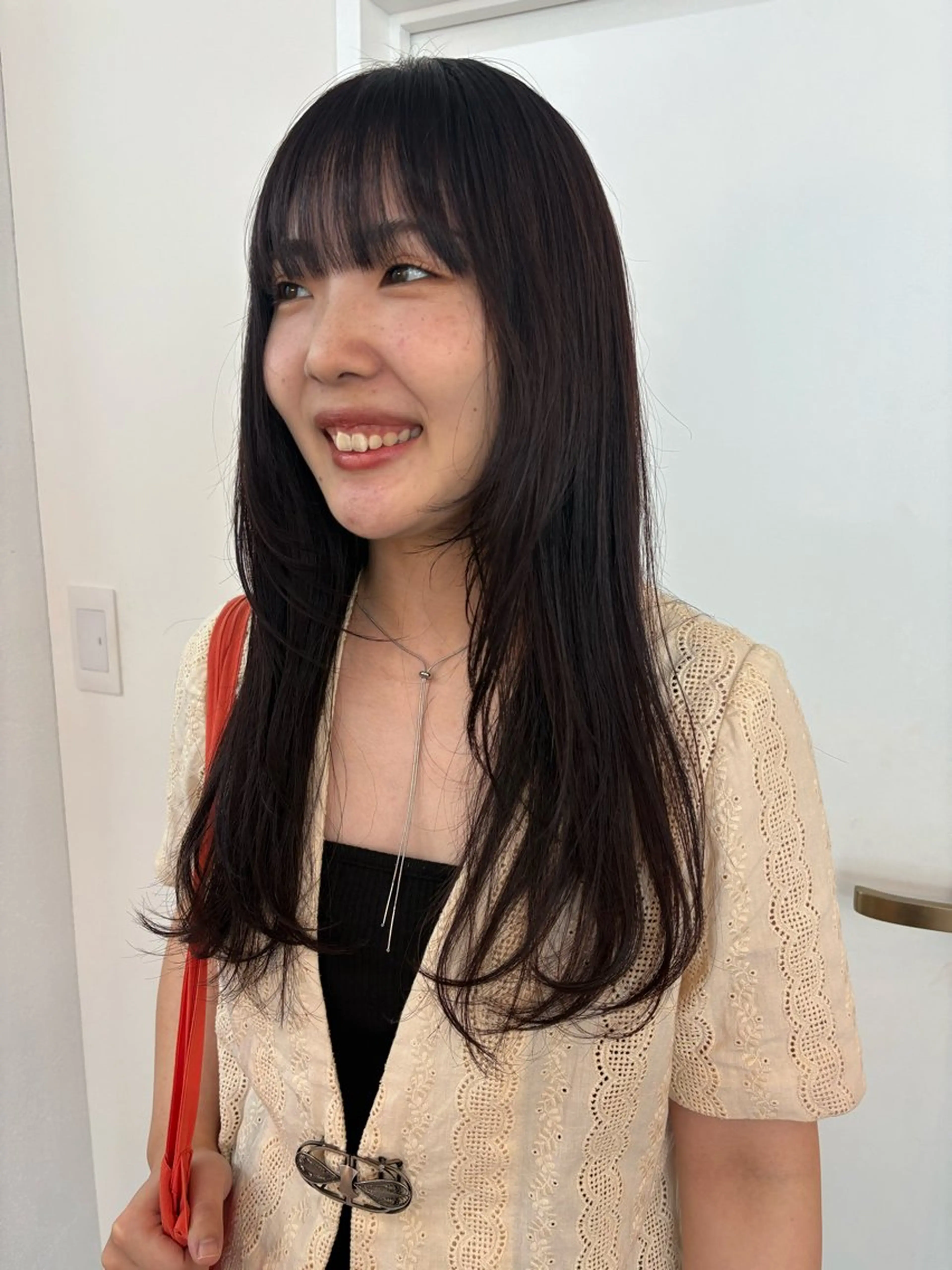 セミロング カラー ichika/福岡 /透明感カラー🤎のヘアスタイル