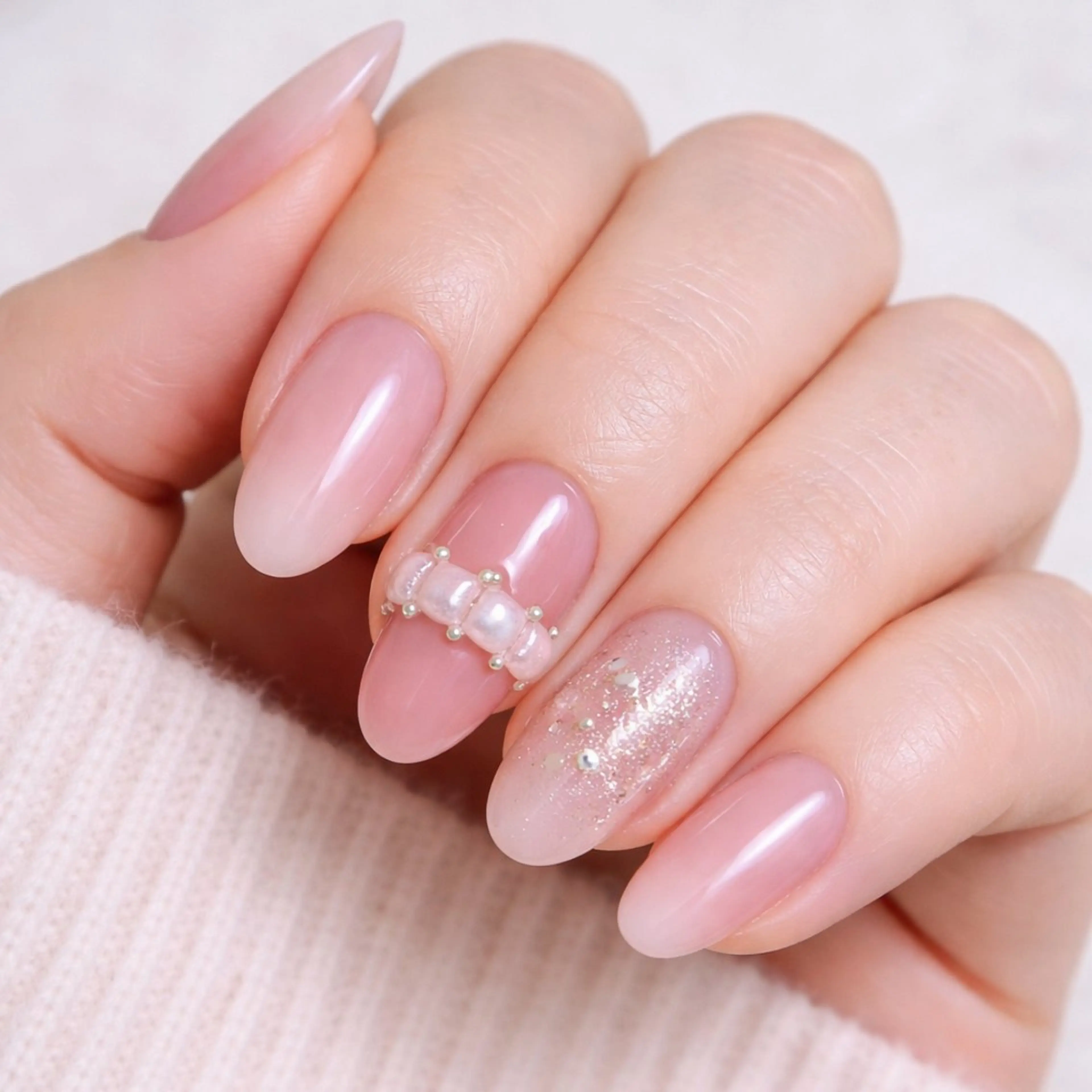 ネイル アートネイル ピンク ハンドネイル Kii nailのネイルデザイン