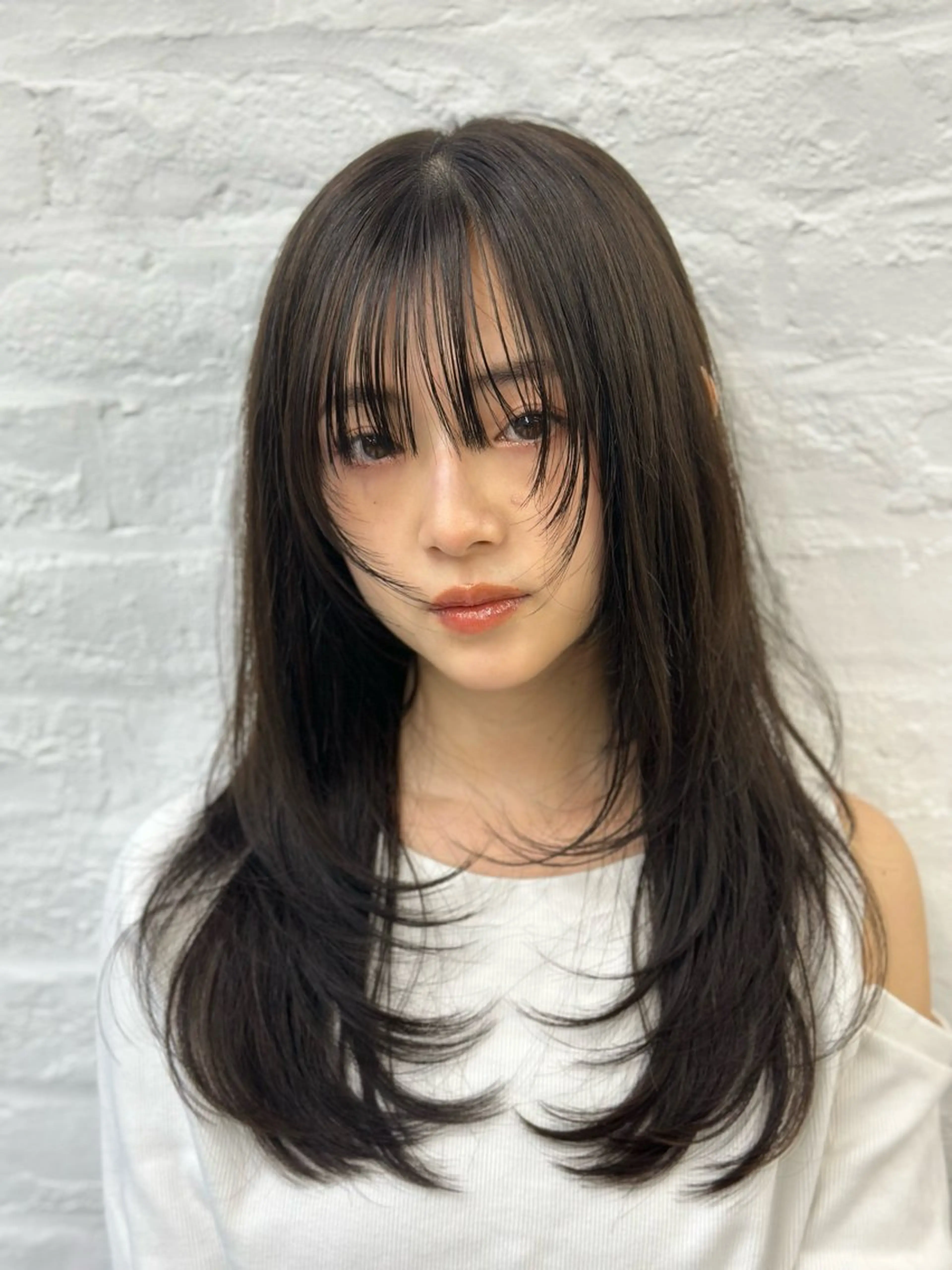 セミロング カラー ヘアアレンジ カット ヘアカラー トリートメント ヘッドスパ ヘアセット 前髪顔まわりカット 🌈中村海聖のヘアスタイル