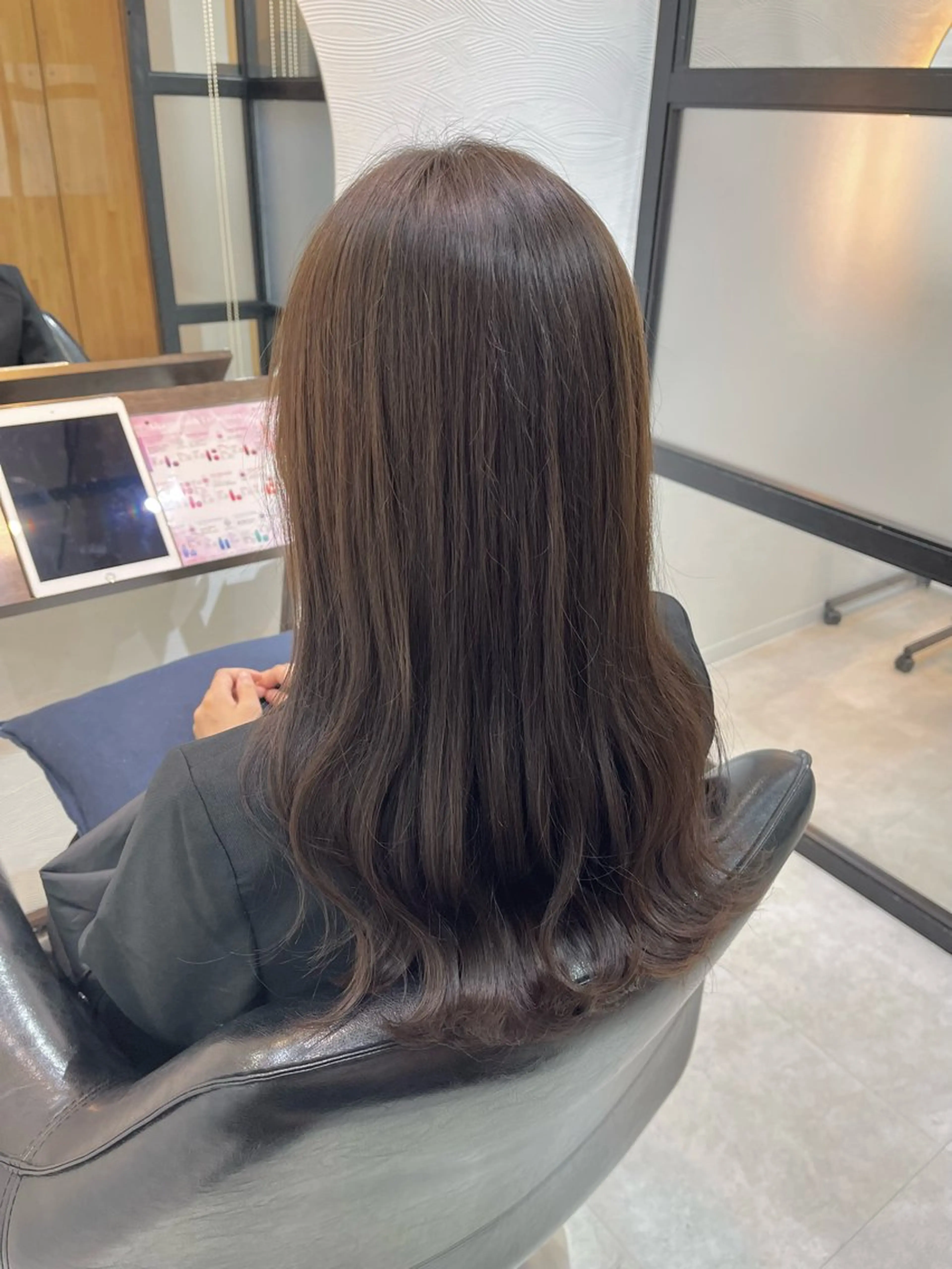 ロング カラー カット ヘアカラー トリートメント 【ニュアンスカラー・ 髪質改善】スズキカナのヘアスタイル