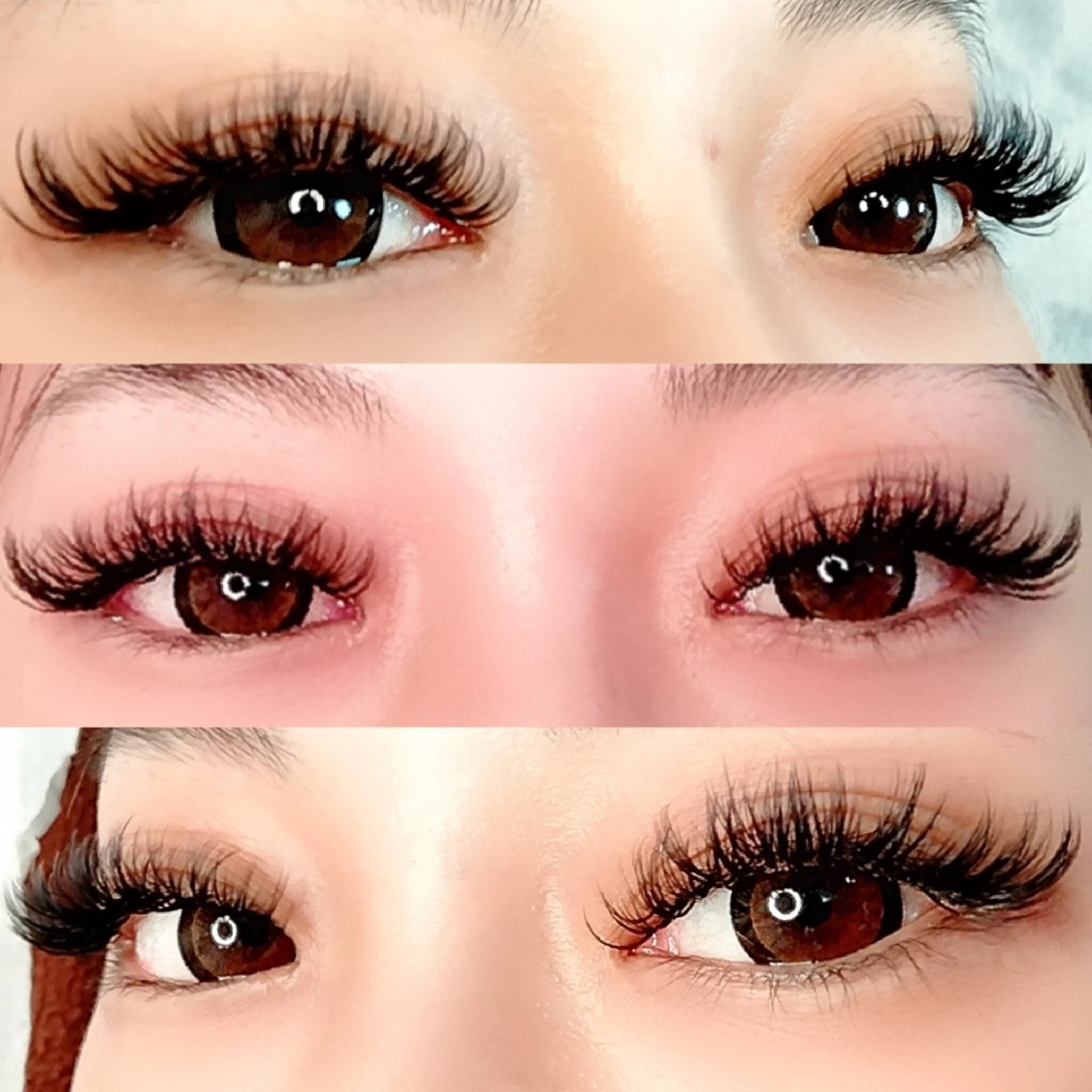 マツエク・マツパ Cカール Dカール ボリュームラッシュ マツエク linda ABEのマツエク・マツパデザイン