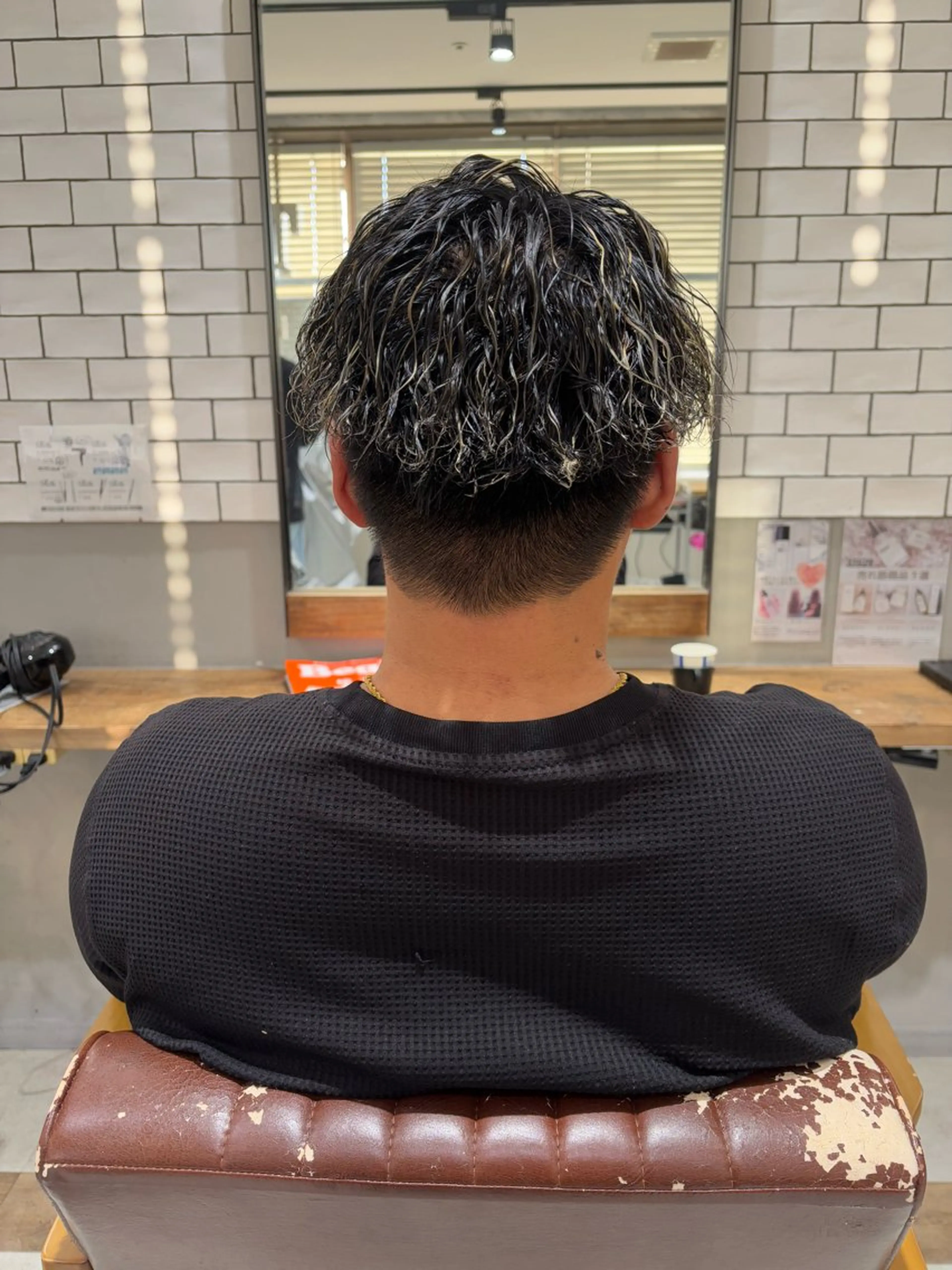 パーマ カット パーマ トリートメント 菊地 優斗のヘアスタイル