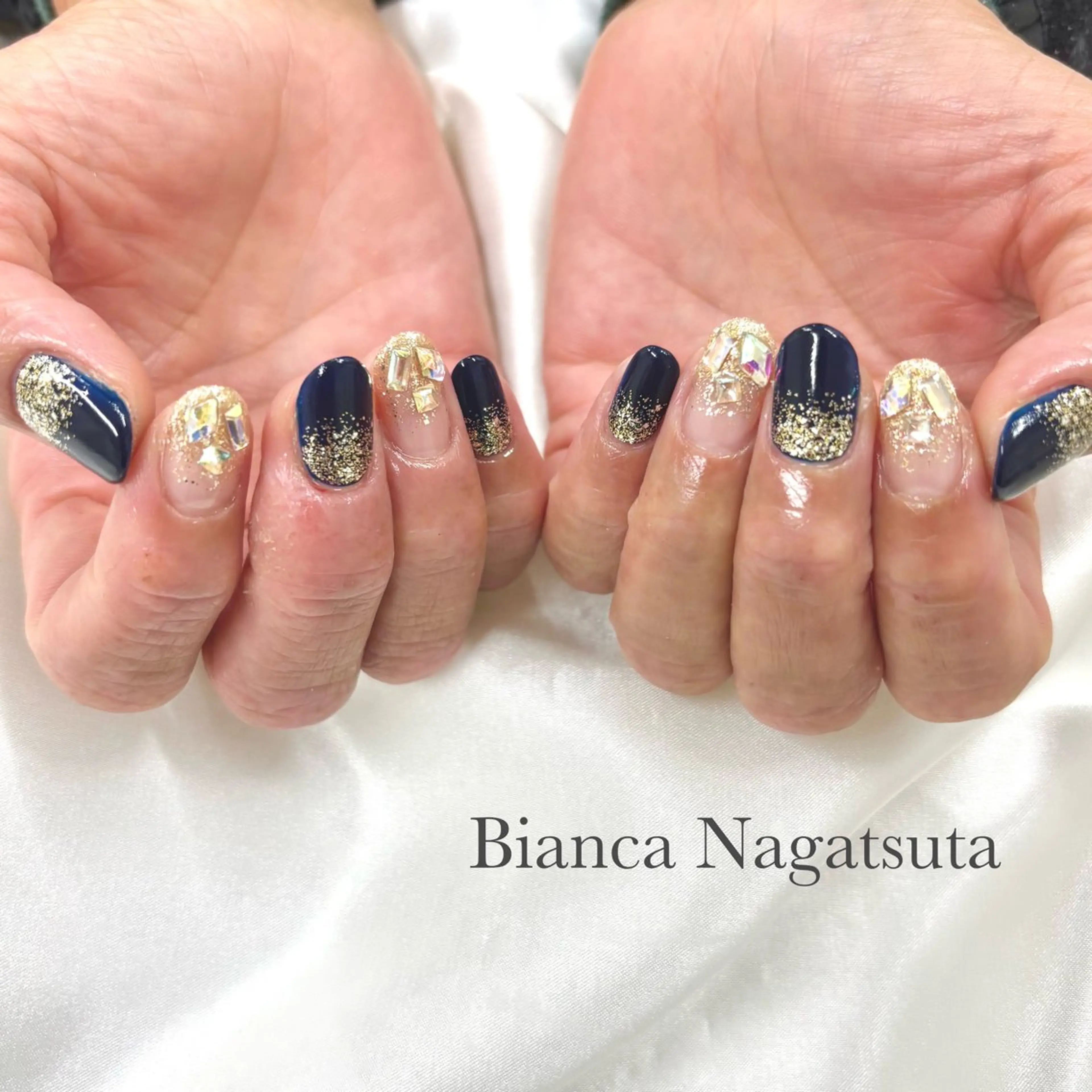 ネイル ハンドネイル Bianca 長津田 松原・*°☆のネイルデザイン