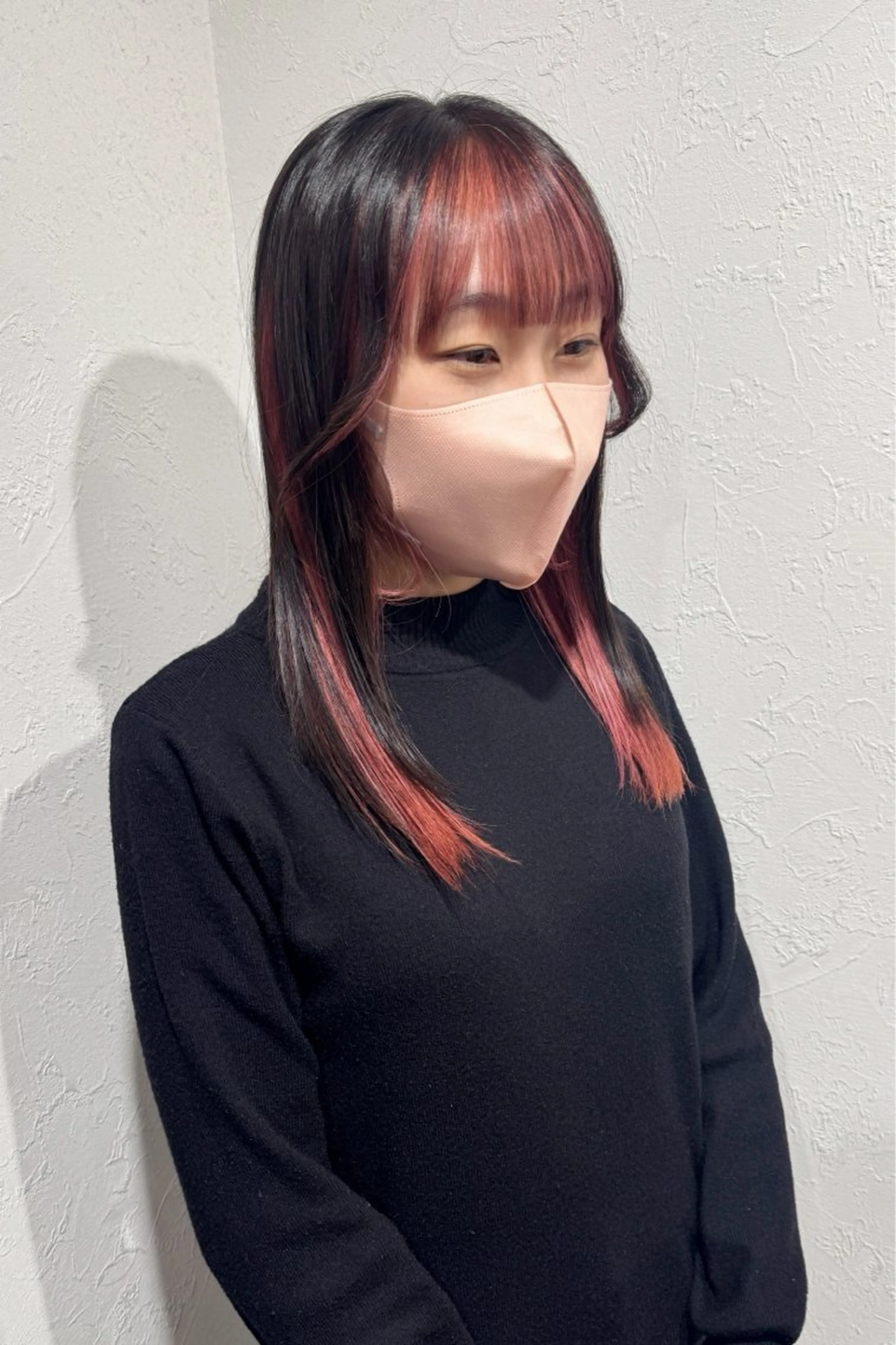 🌛ちらっと可愛い🌛　　　　　　　　　　　　　　　　　イヤリングカラー➕カットの写真