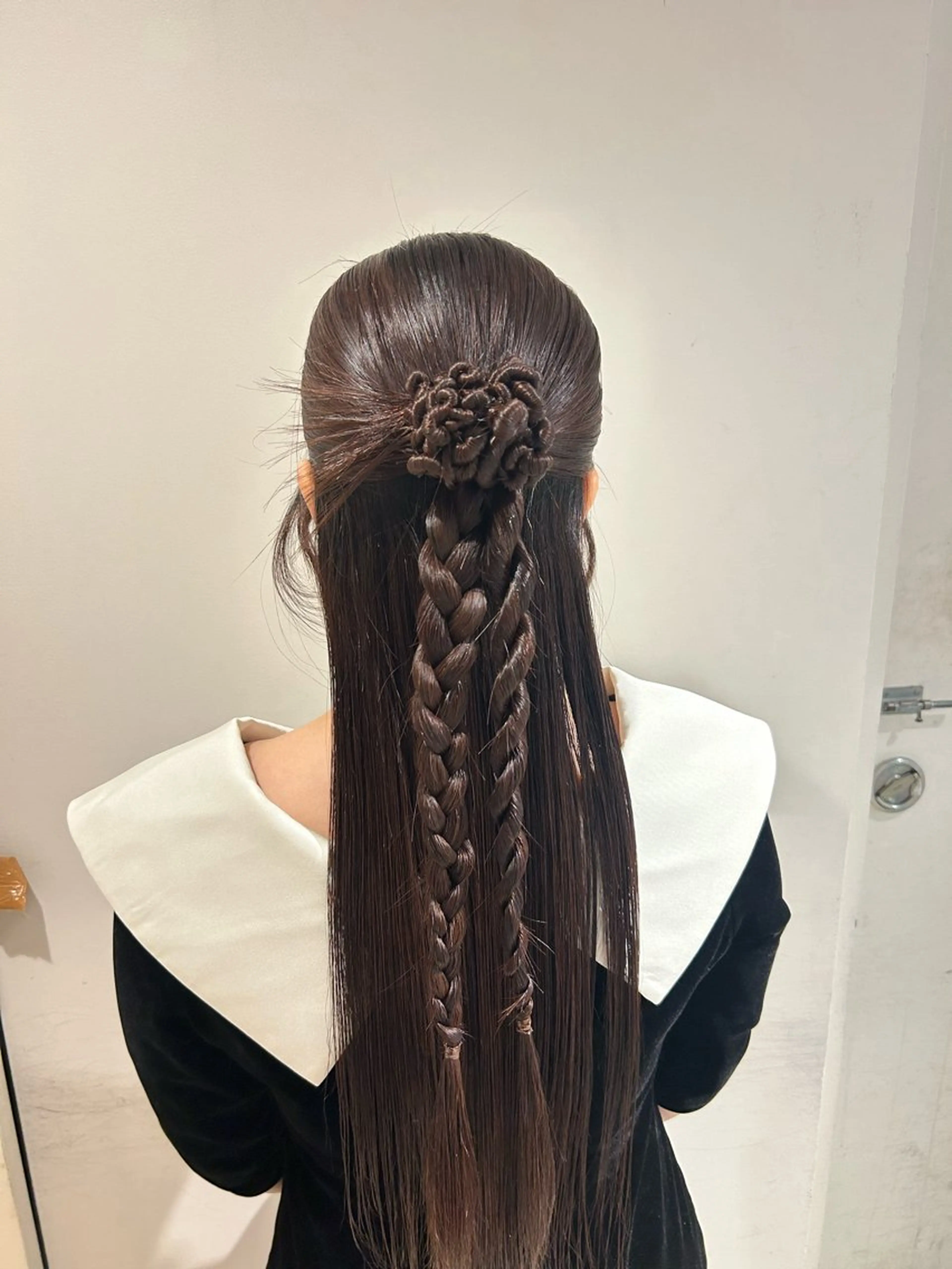 ヘアアレンジ 卒業式のヘアスタイル ヘアセット 🦋Misaki🦋 メンズパーマ/着付けのその他イメージ