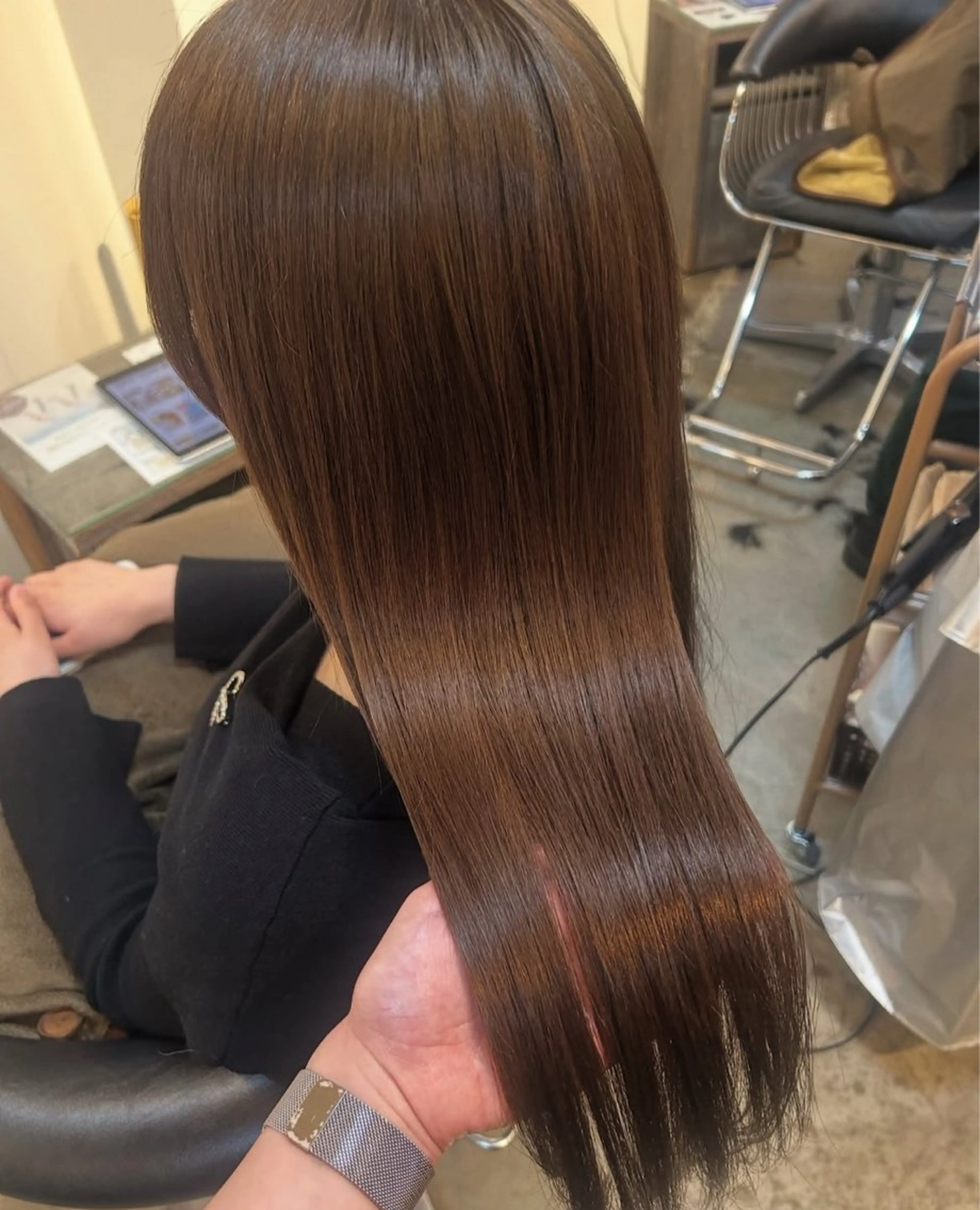 ロング 縮毛矯正 縮毛矯正 Dulce oro _RIOのヘアスタイル