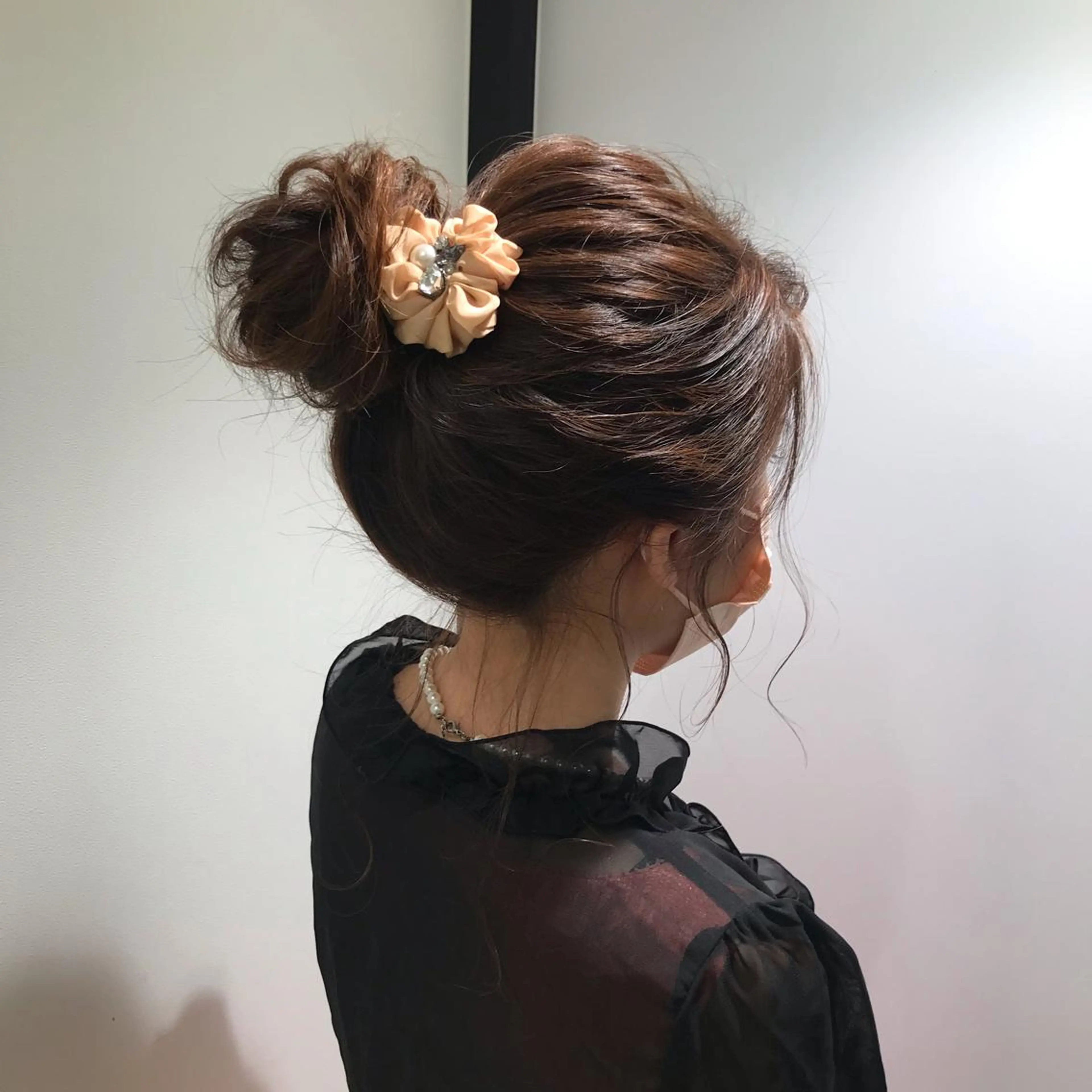 セミロング ヘアアレンジ ヘアセット/メンズ パーマChihoのヘアスタイル