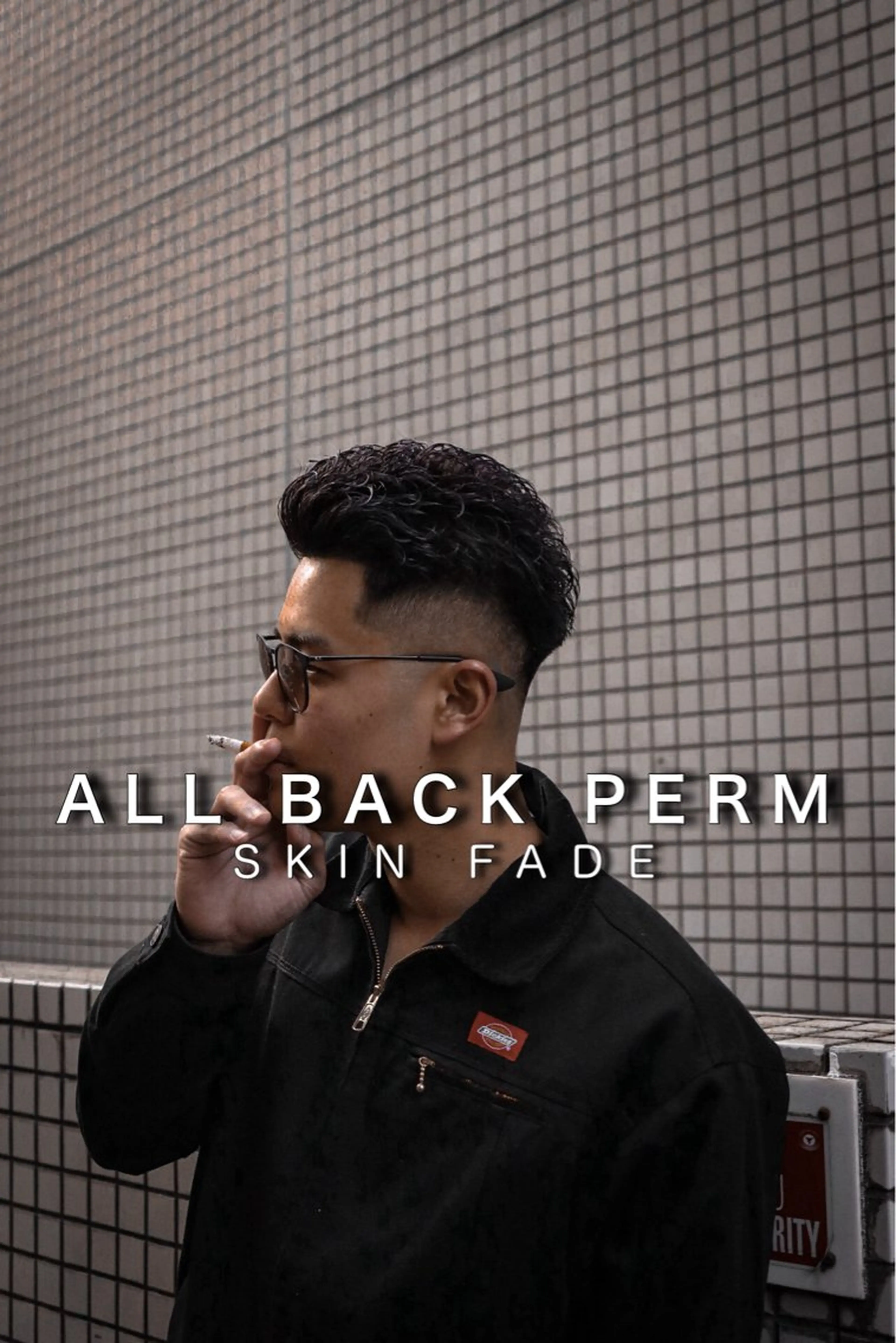 ショート カラー パーマ メンズ メンズブリーチ フェードカット カルマパーマ メンズメッシュ モヒカン 💈men's💈 satoru中目黒のヘアスタイル
