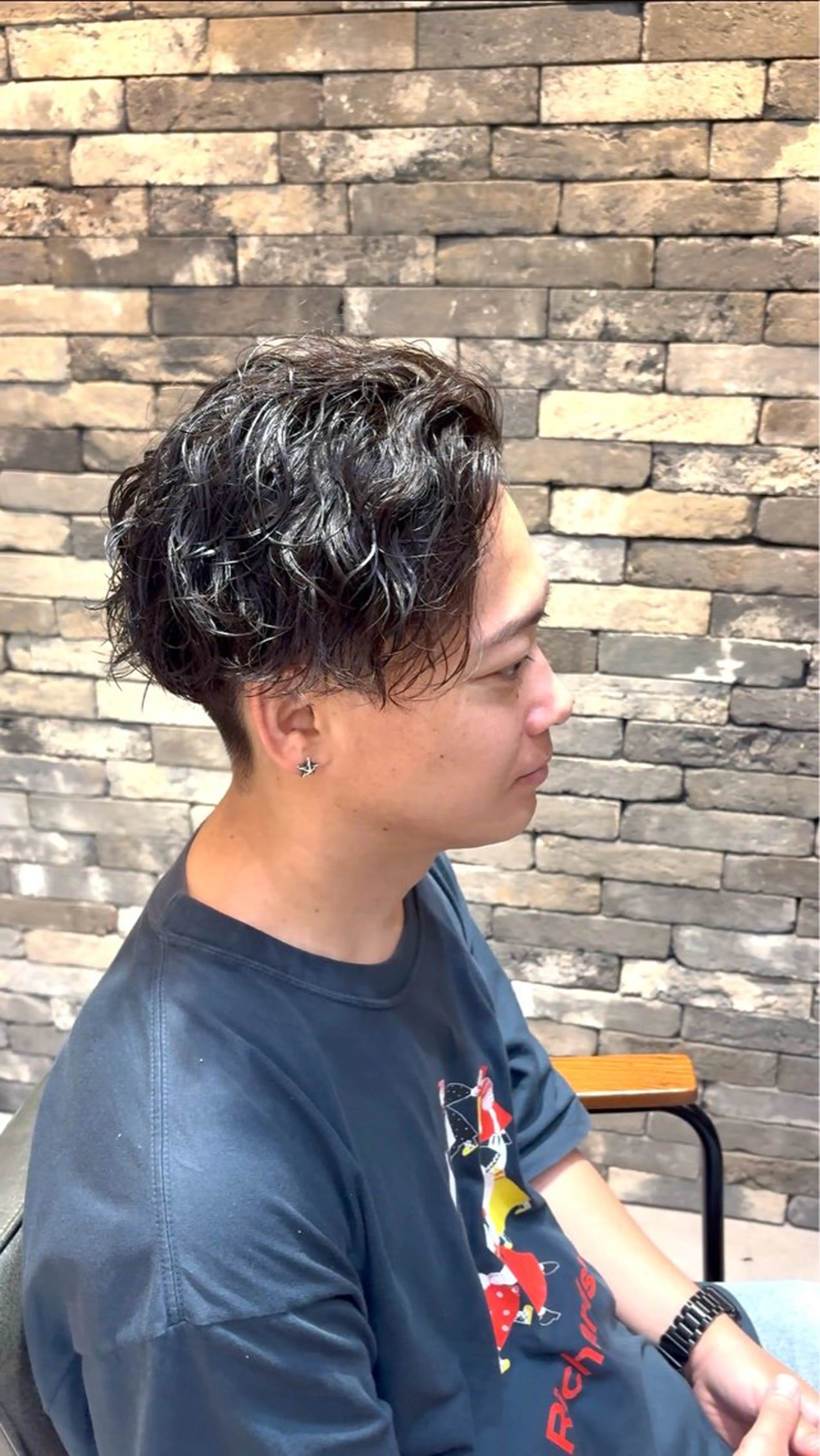 パーマ メンズ メンズサロン リョウタのヘアスタイル